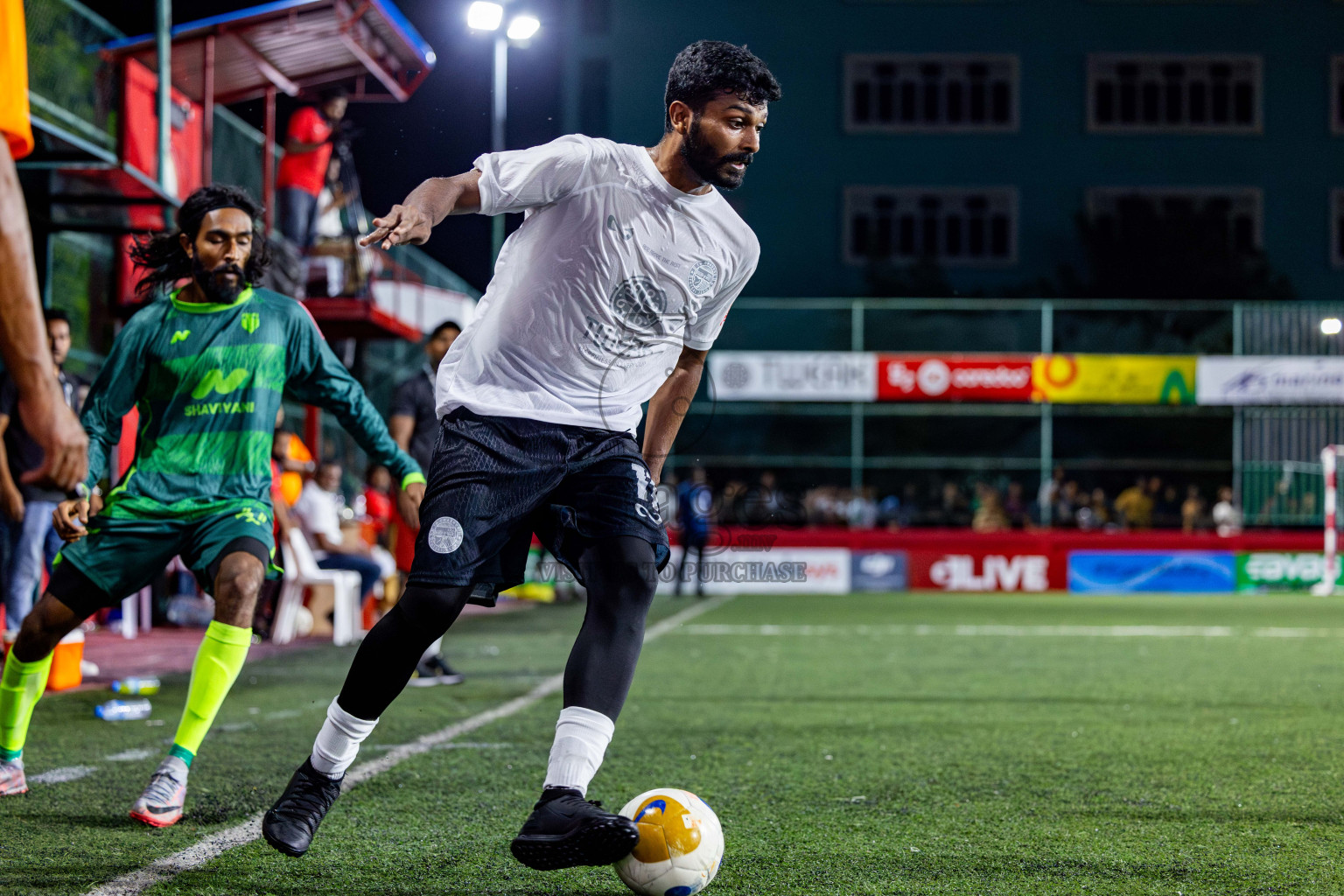 Thaa Omadhoo VS Thaa Kinbidhoo in Day 6 of Golden Futsal Challenge 2025 on Friday, 6th January 2025, in Hulhumale', Maldives Photos: Nausham Waheed / images.mv
