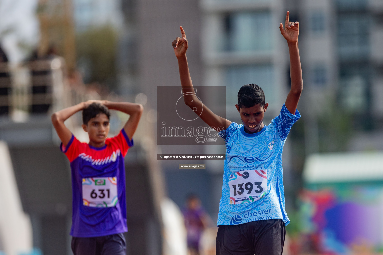 Day two of Inter School Athletics Championship 2023 was held at Hulhumale' Running Track at Hulhumale', Maldives on Sunday, 15th May 2023. Photos: Shuu/ Images.mv