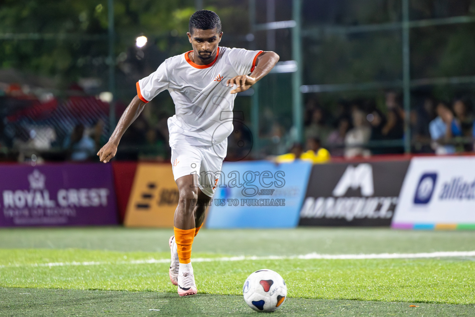 Customs RC vs Dhiraagu in Club Maldives Cup 2024 held in Rehendi Futsal Ground, Hulhumale', Maldives on Saturday, 28th September 2024. Photos: Ismail Thoriq / images.mv