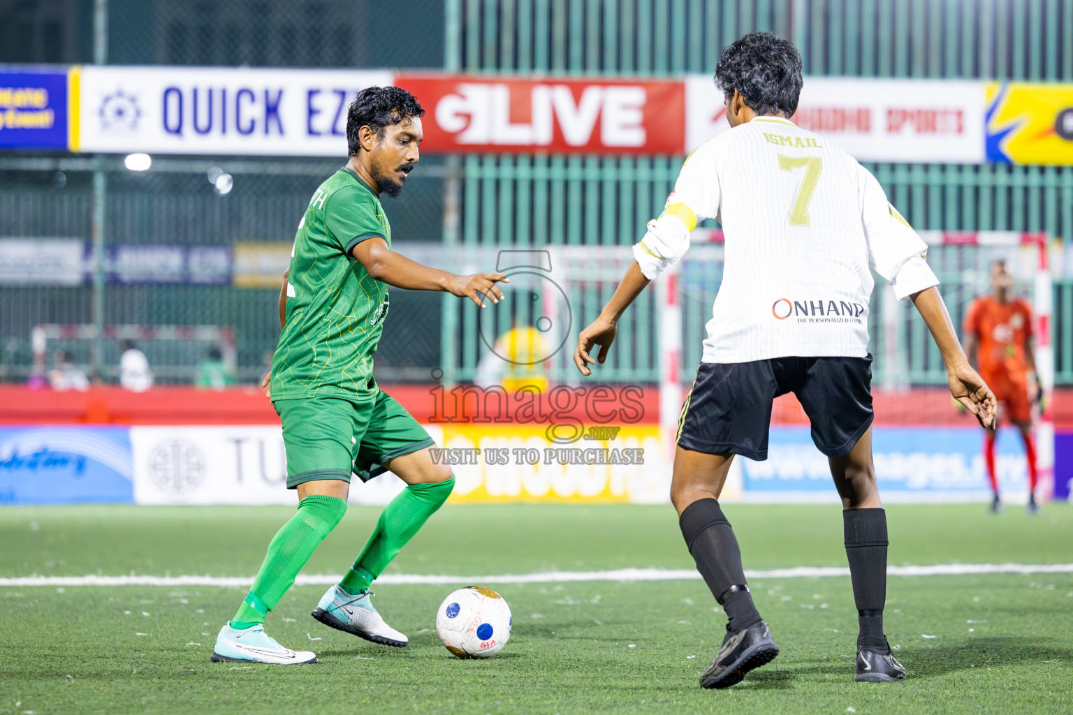 R Rasgetheemu vs R Maduvvari in Day 14 of Golden Futsal Challenge 2025 was held on Saturday, 18th January 2025, in Hulhumale', Maldives. Photos: Ismail Thoriq / images.mv