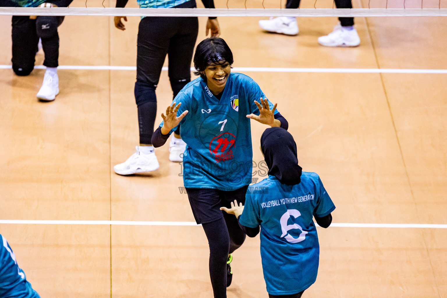 Semi Final of Women's Division of Milo VAM Cup 2024 held in Male', Maldives on Friday, 12th July 2024 at Social Center Indoor Hall Photos By: Nausham Waheed / images.mv