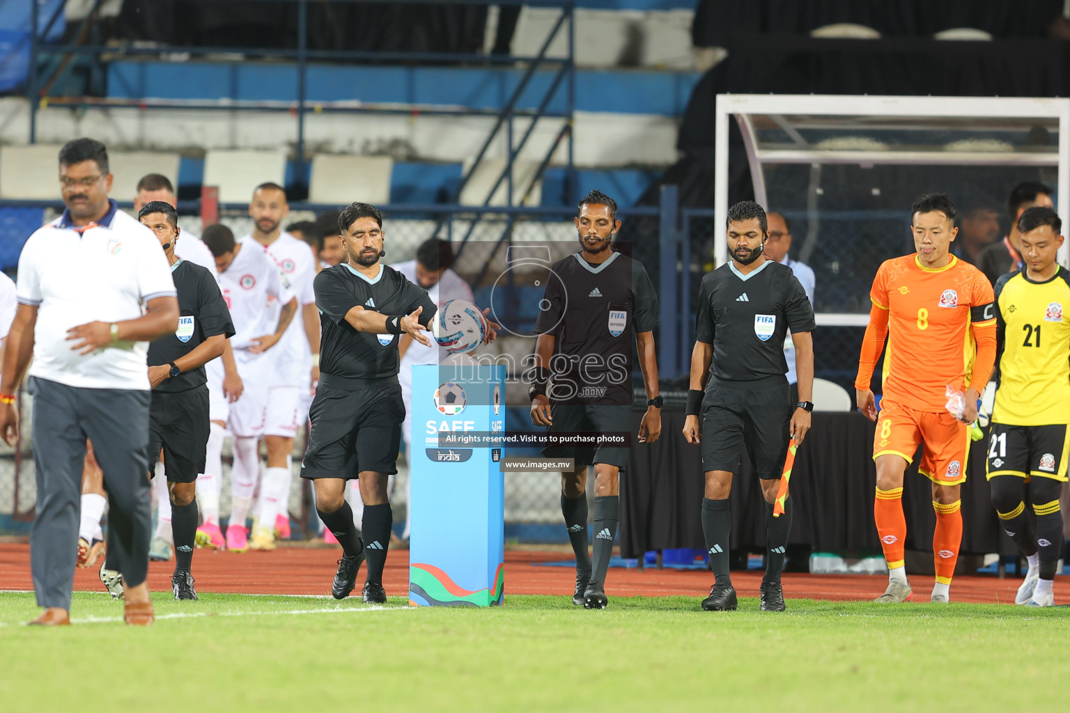 Bhutan vs Lebanon in SAFF Championship 2023 held in Sree Kanteerava Stadium, Bengaluru, India, on Sunday, 25th June 2023. Photos: Nausham Waheed, Hassan Simah / images.mv