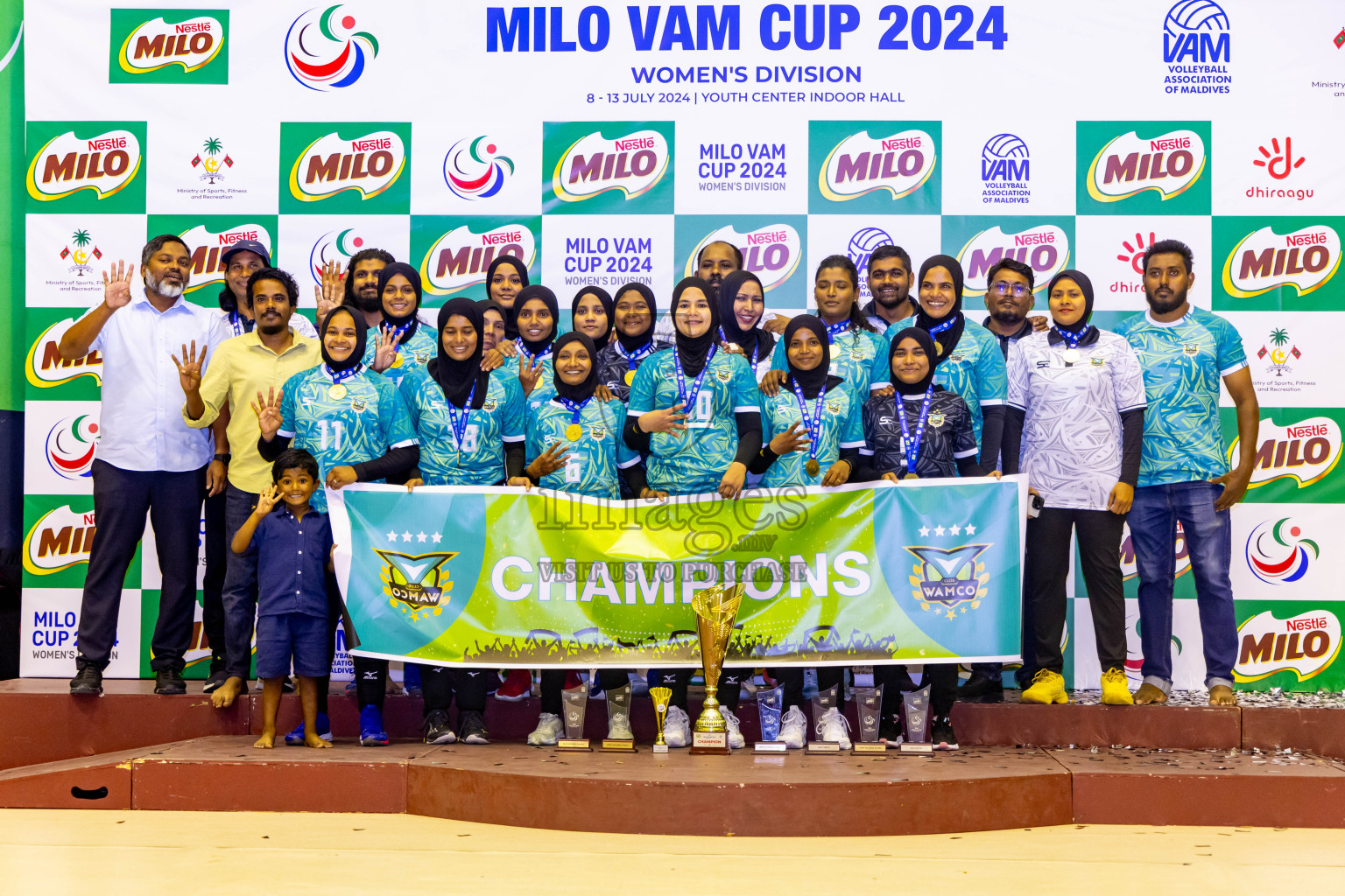 Final of Women's Division of Milo VAM Cup 2024 held in Male', Maldives on Saturday, 13th July 2024 at Social Center Indoor Hall Photos By: Nausham Waheed / images.mv