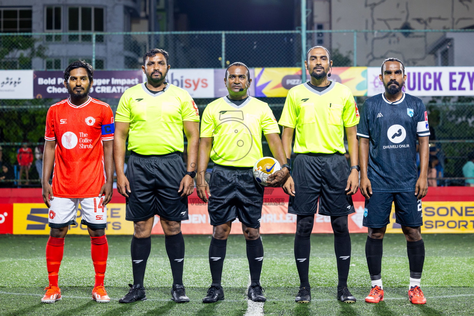 Th Kandoodhoo vs Th Gaadhiffushi in Day 10 of Golden Futsal Challenge 2025 was held on Tuesday, 14th January 2025, in Hulhumale', Maldives Photos: Nausham Waheed / images.mv