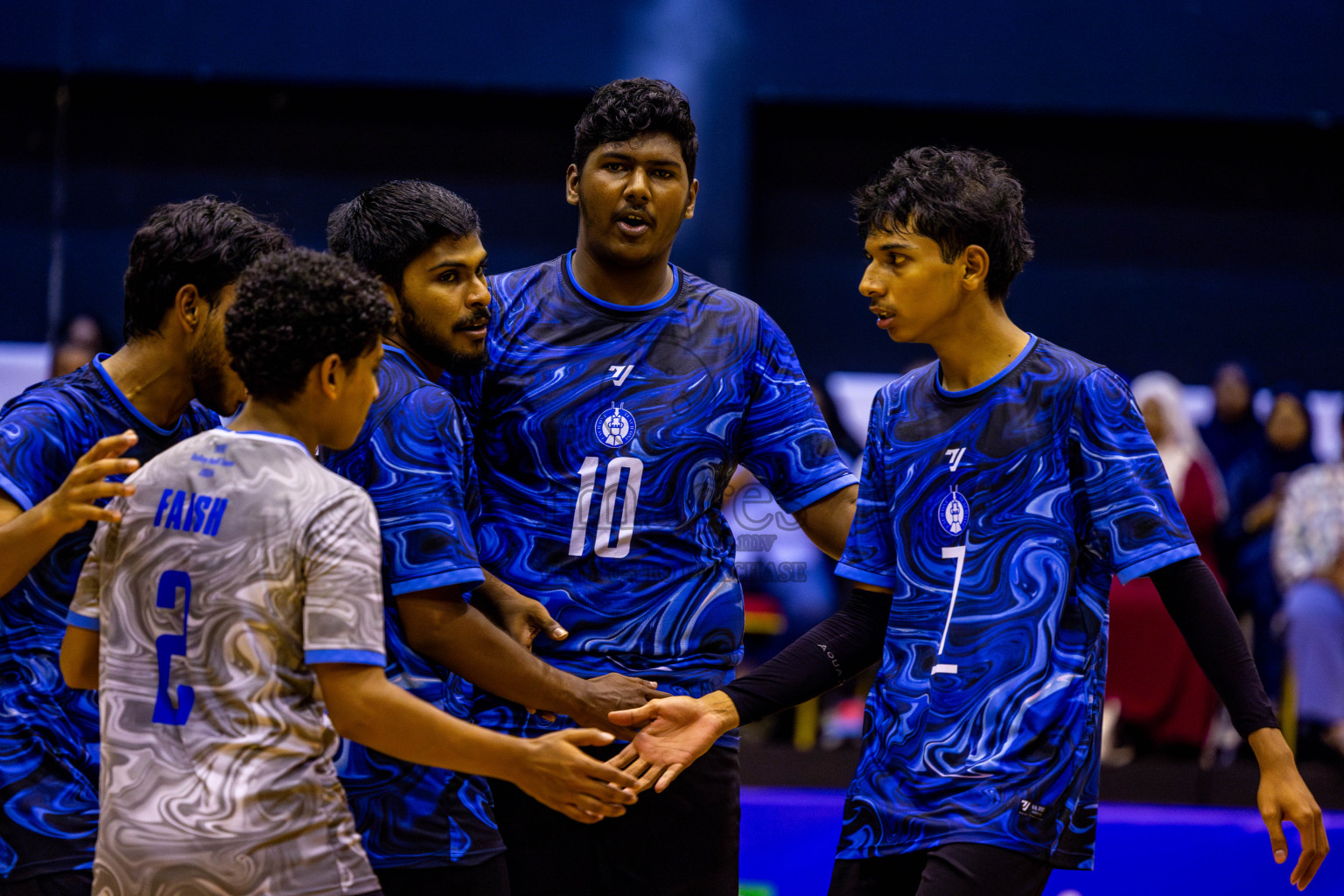 Finals of Interschool Volleyball Tournament 2024 was held in Social Center at Male', Maldives on Friday, 6th December 2024. Photos: Nausham Waheed / images.mv