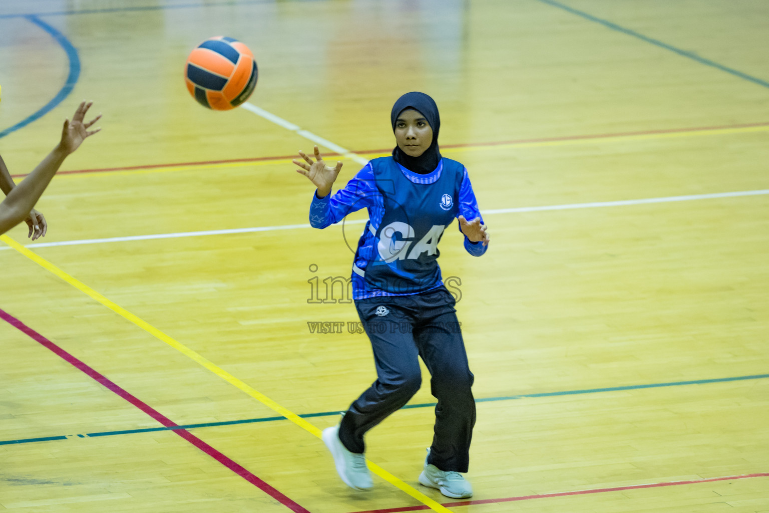 Day 12 of 25th Inter-School Netball Tournament was held in Social Center at Male', Maldives on Thursday, 22nd August 2024.