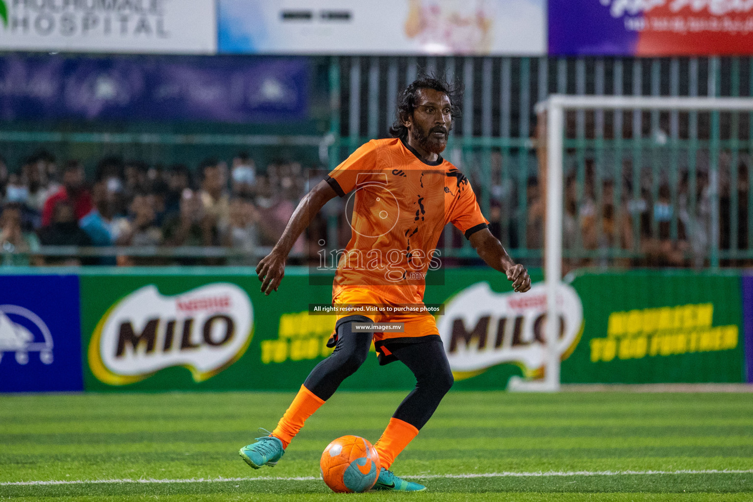 RRC Vs FSM in the Semi Finals of Club Maldives 2021 held in Hulhumale, Maldives on 19 December 2021. Photos: Ismail Thoriq / images.mv