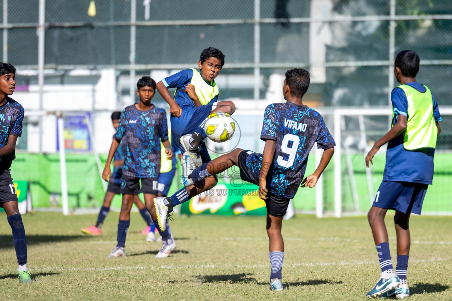 Day 3 of MILO Academy Championship 2024 (U-14) was held in Henveyru Stadium, Male', Maldives on Saturday, 2nd November 2024.
Photos: Ismail Thoriq, Images.mv