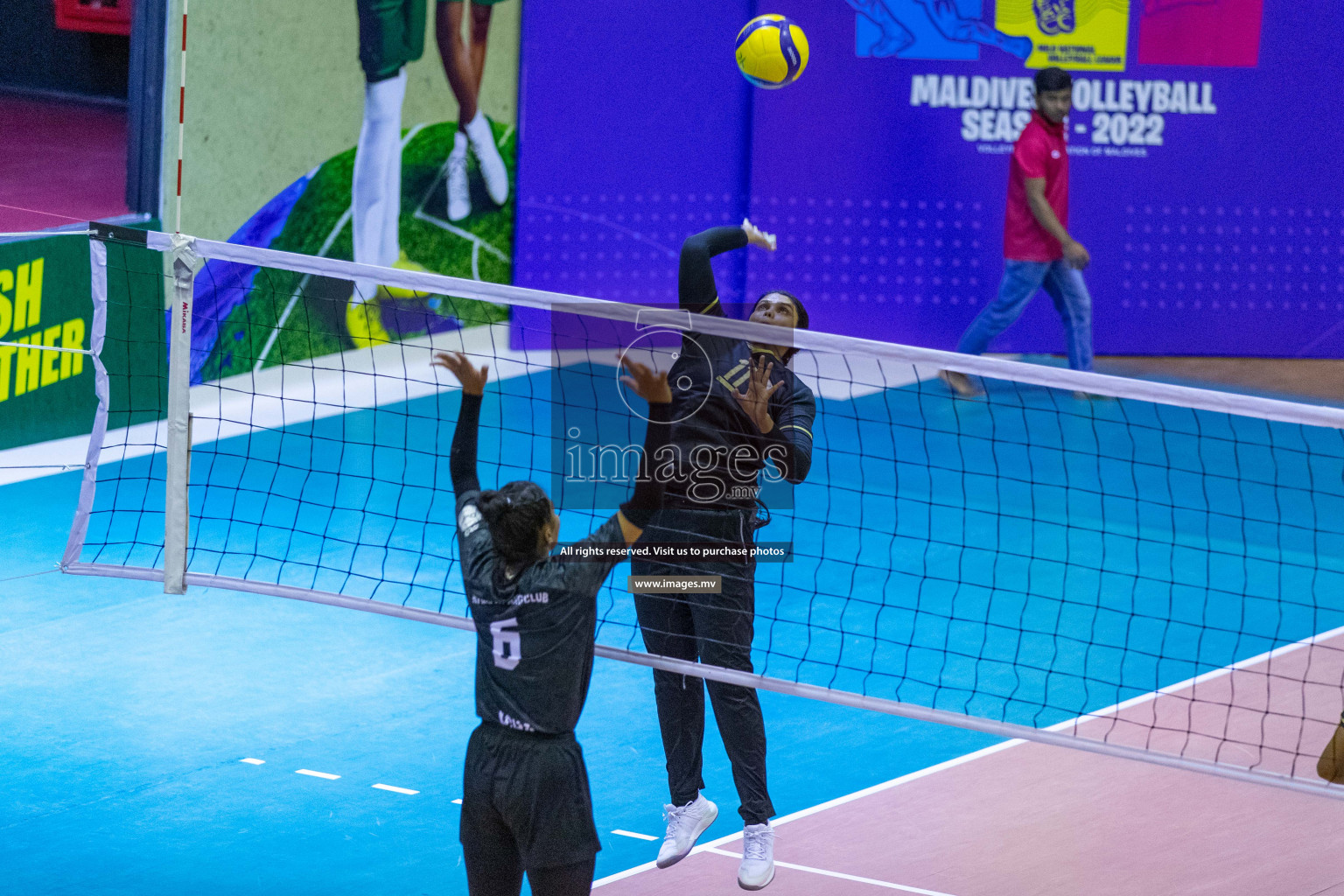 Volleyball Association Cup 2022-Women's Division-Match Day 9 was held in Male', Maldives on Friday, 3rd June 2022 at Social Center Indoor Hall Photos By: Ismail Thoriq/images.mv