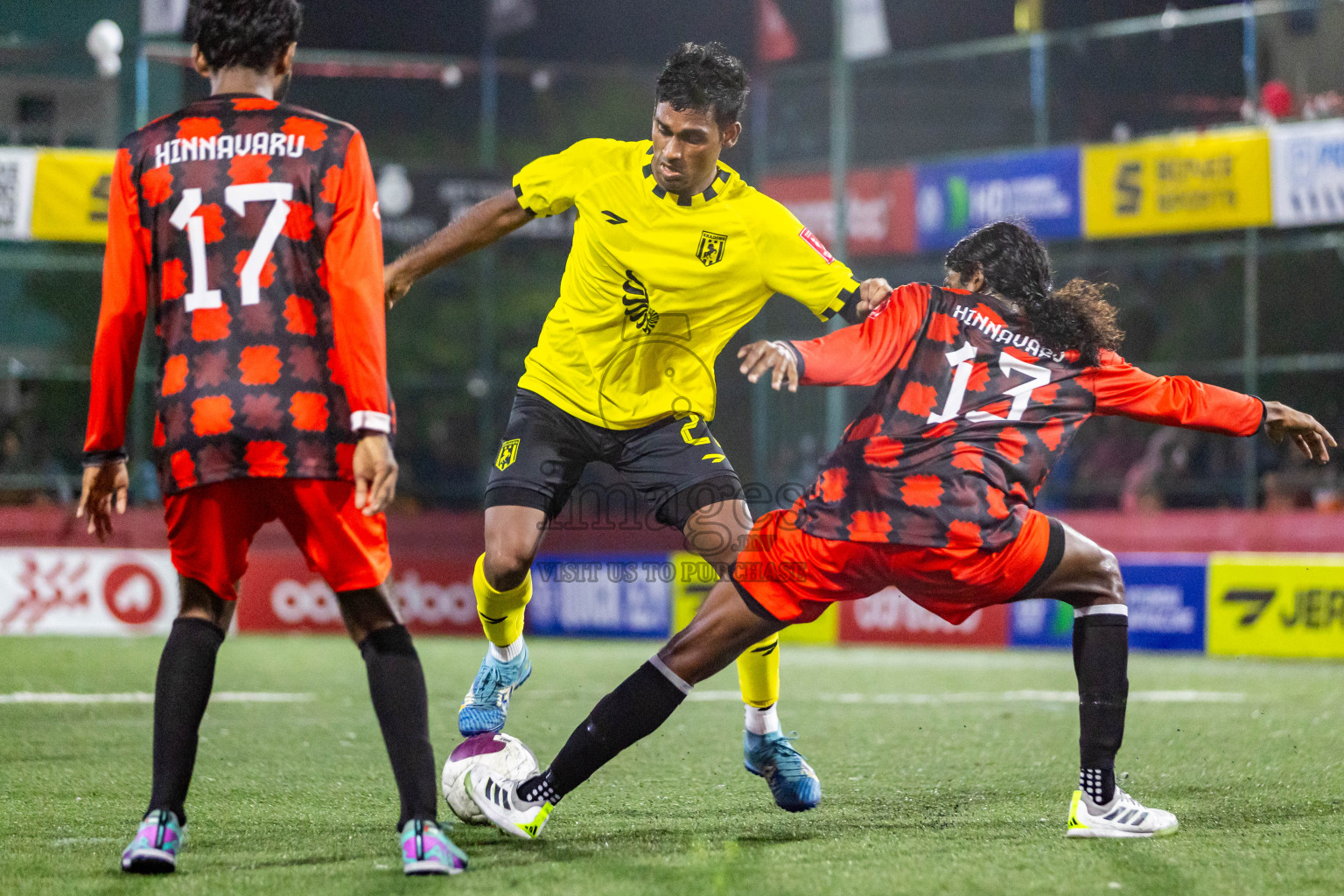 Lh Naifaru vs Lh Hinnavaru in Day 24 of Golden Futsal Challenge 2024 was held on Wednesday  , 7th February 2024 in Hulhumale', Maldives Photos: Nausham Waheed / images.mv