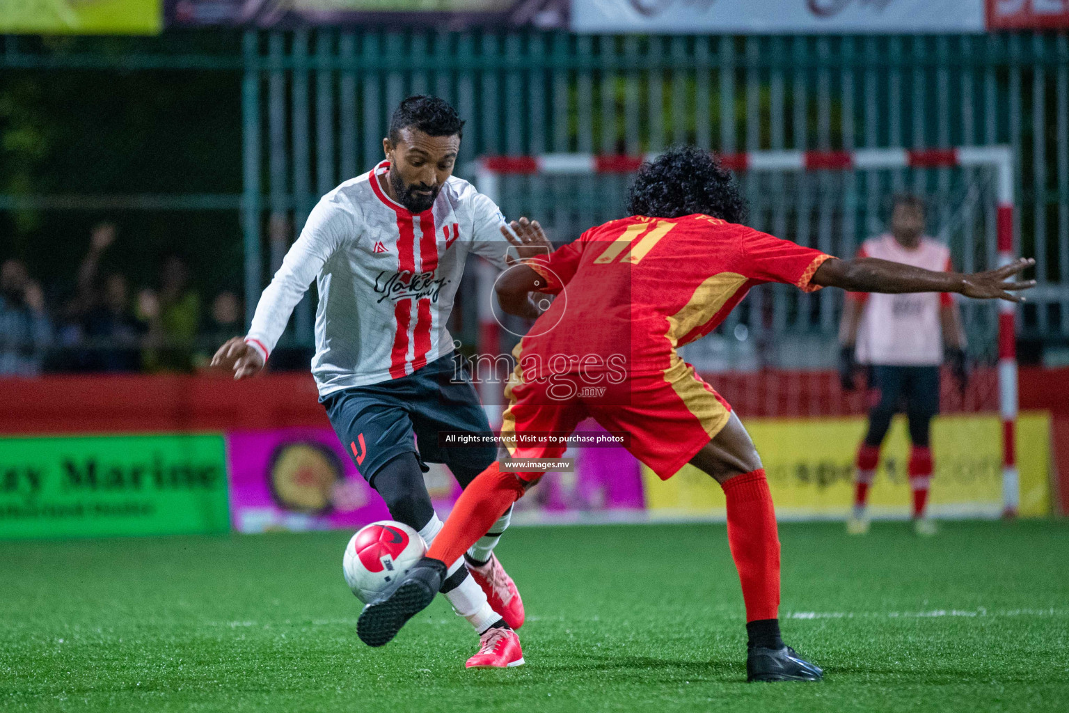 GA. Kondey vs GA. Kanduhulhudhoo in Day 2 of Golden Futsal Challenge 2023 on 06 February 2023 in Hulhumale, Male, Maldives