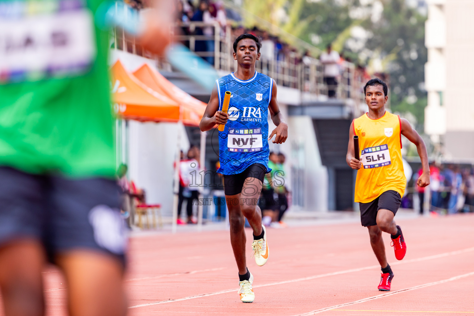 Day 5 of MWSC Interschool Athletics Championships 2024 held in Hulhumale Running Track, Hulhumale, Maldives on Wednesday, 13th November 2024. Photos by: Nausham Waheed / Images.mv