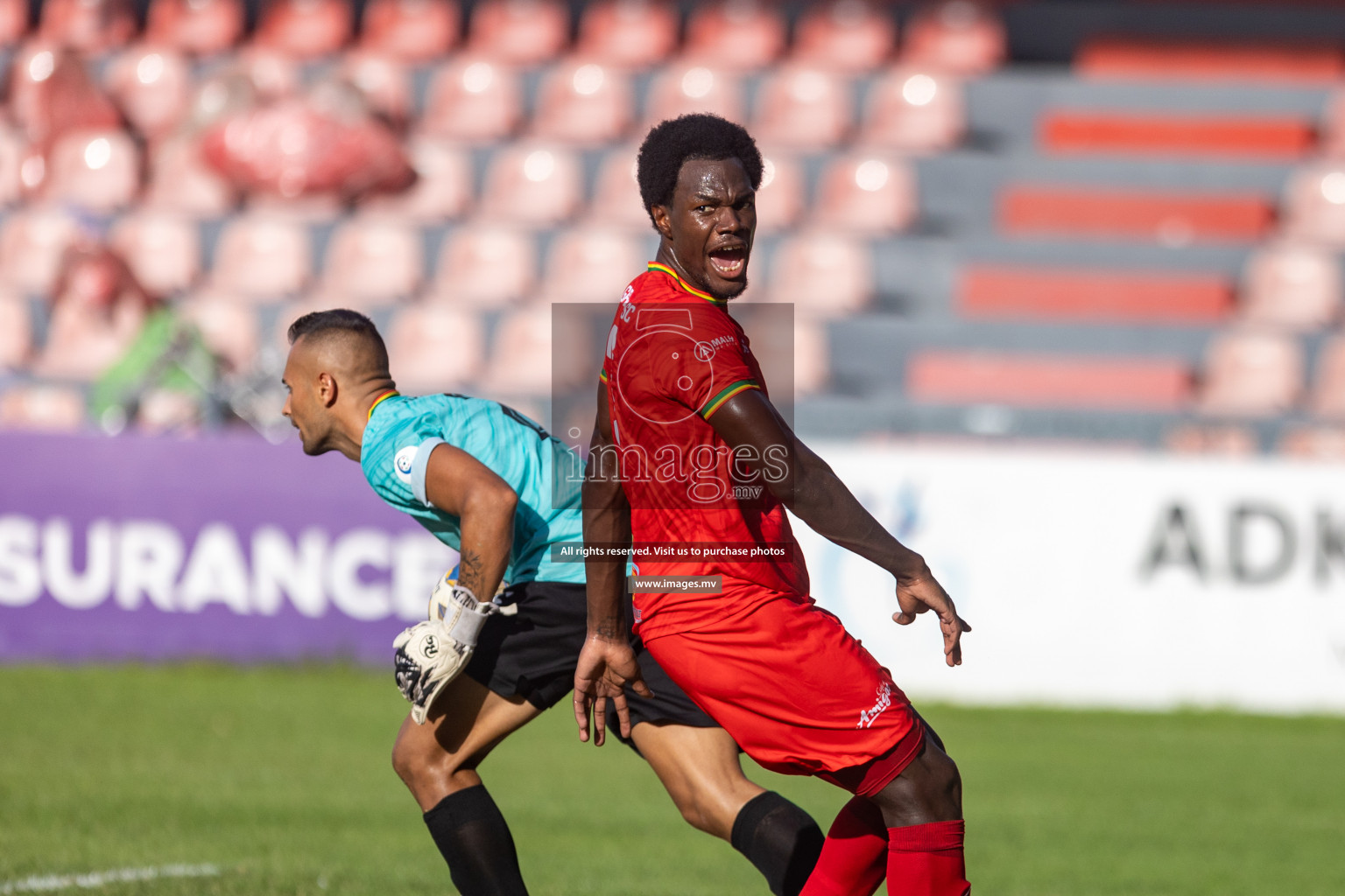 Club Valencia vs De Grande Sports Club in Ooredoo Dhivehi Premier League 2021/22 on 16th July 2022, held in National Football Stadium, Male', Maldives Photos: Hassan Simah/ Images mv