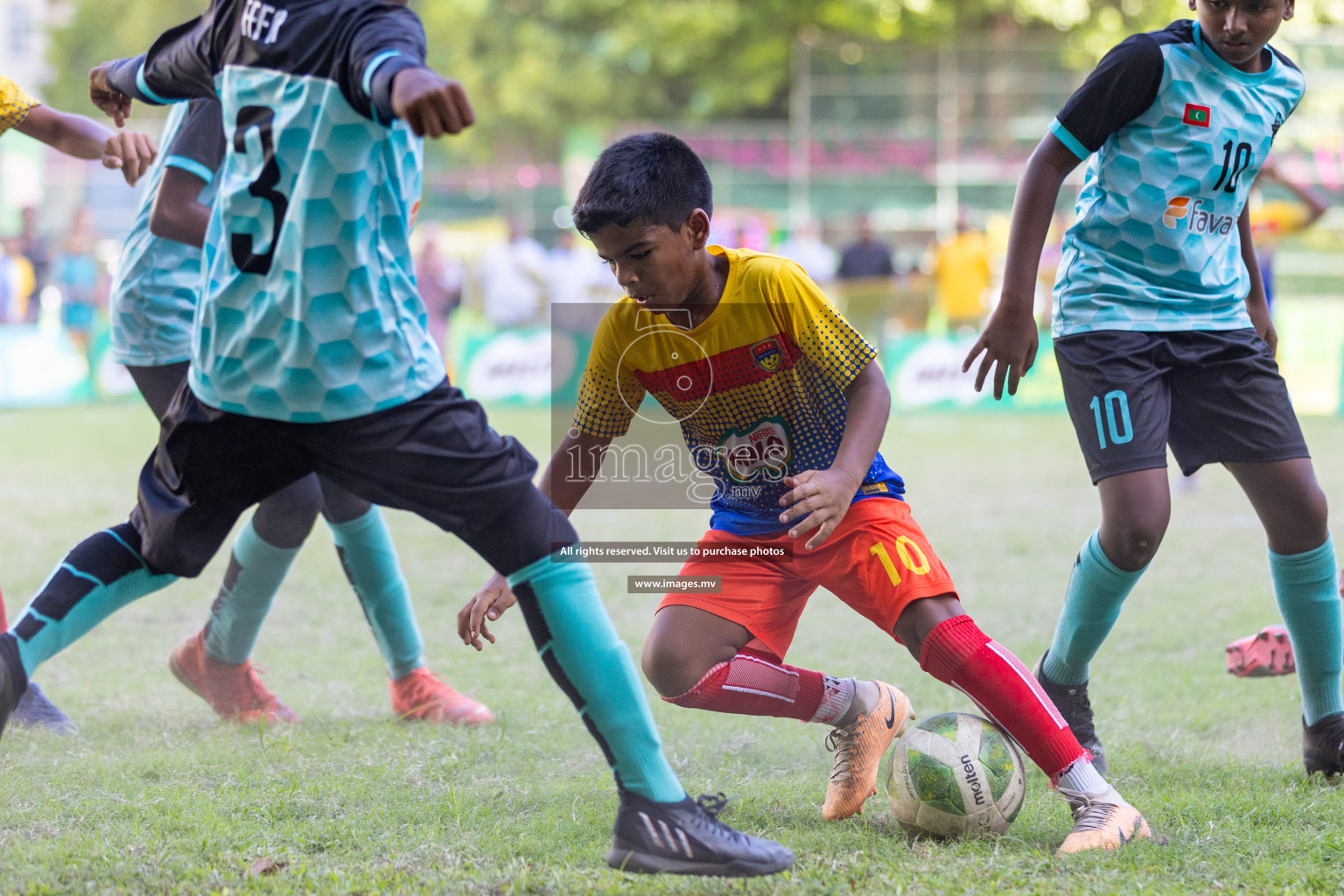 Day 2 of MILO Academy Championship 2023 (U12) was held in Henveiru Football Grounds, Male', Maldives, on Saturday, 19th August 2023. Photos: Nausham Waheedh / images.mv