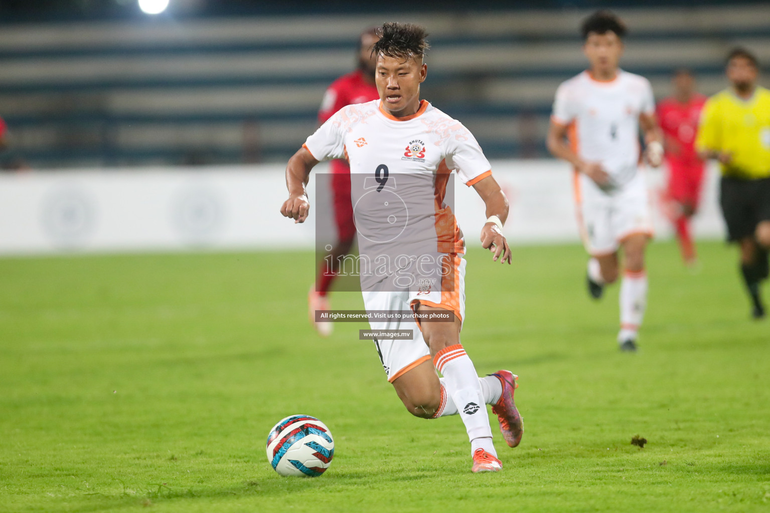 Maldives vs Bhutan in SAFF Championship 2023 held in Sree Kanteerava Stadium, Bengaluru, India, on Wednesday, 22nd June 2023. Photos: Nausham Waheed / images.mv