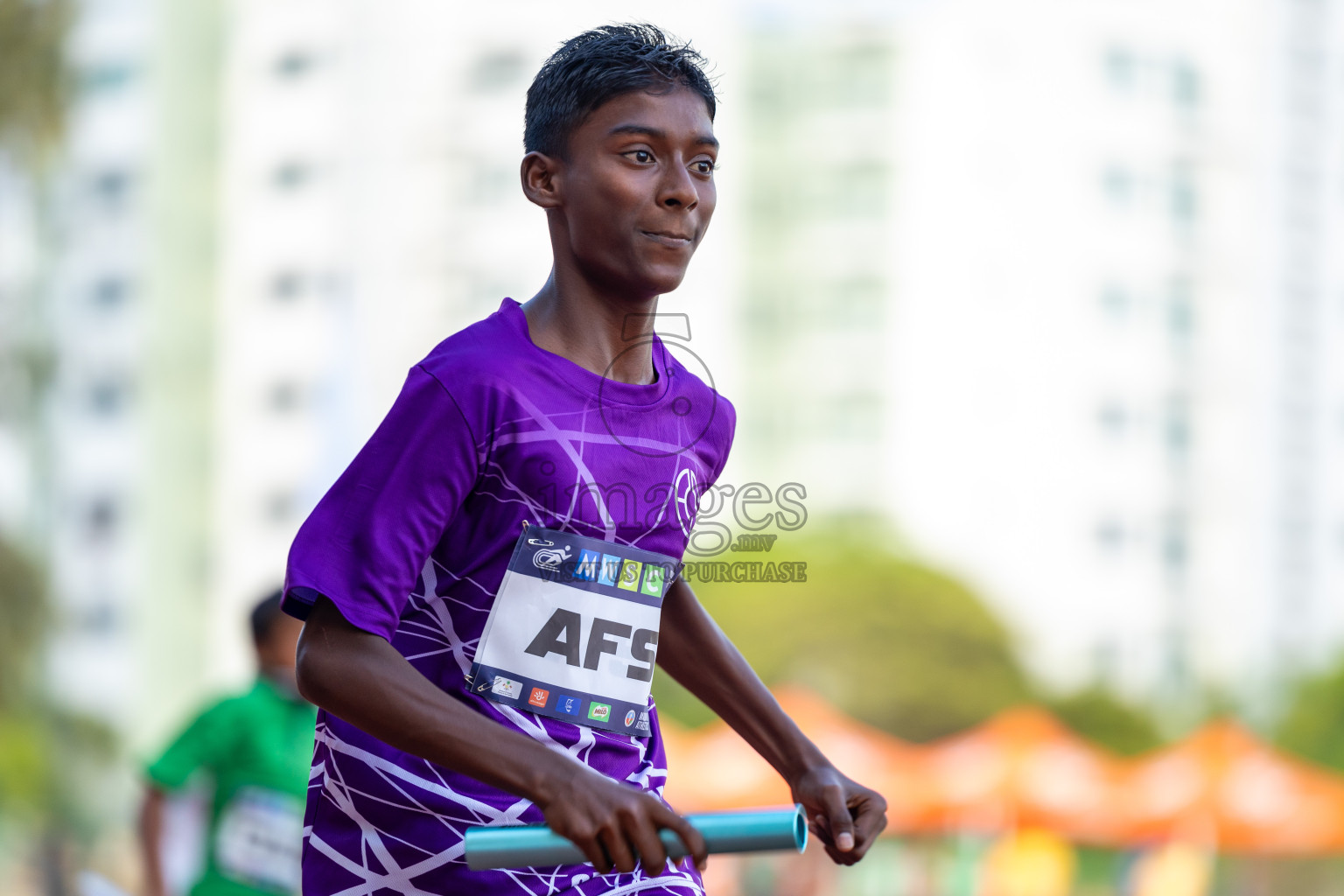 Day 5 of MWSC Interschool Athletics Championships 2024 held in Hulhumale Running Track, Hulhumale, Maldives on Wednesday, 13th November 2024. Photos by: Ismail Thoriq / Images.mv