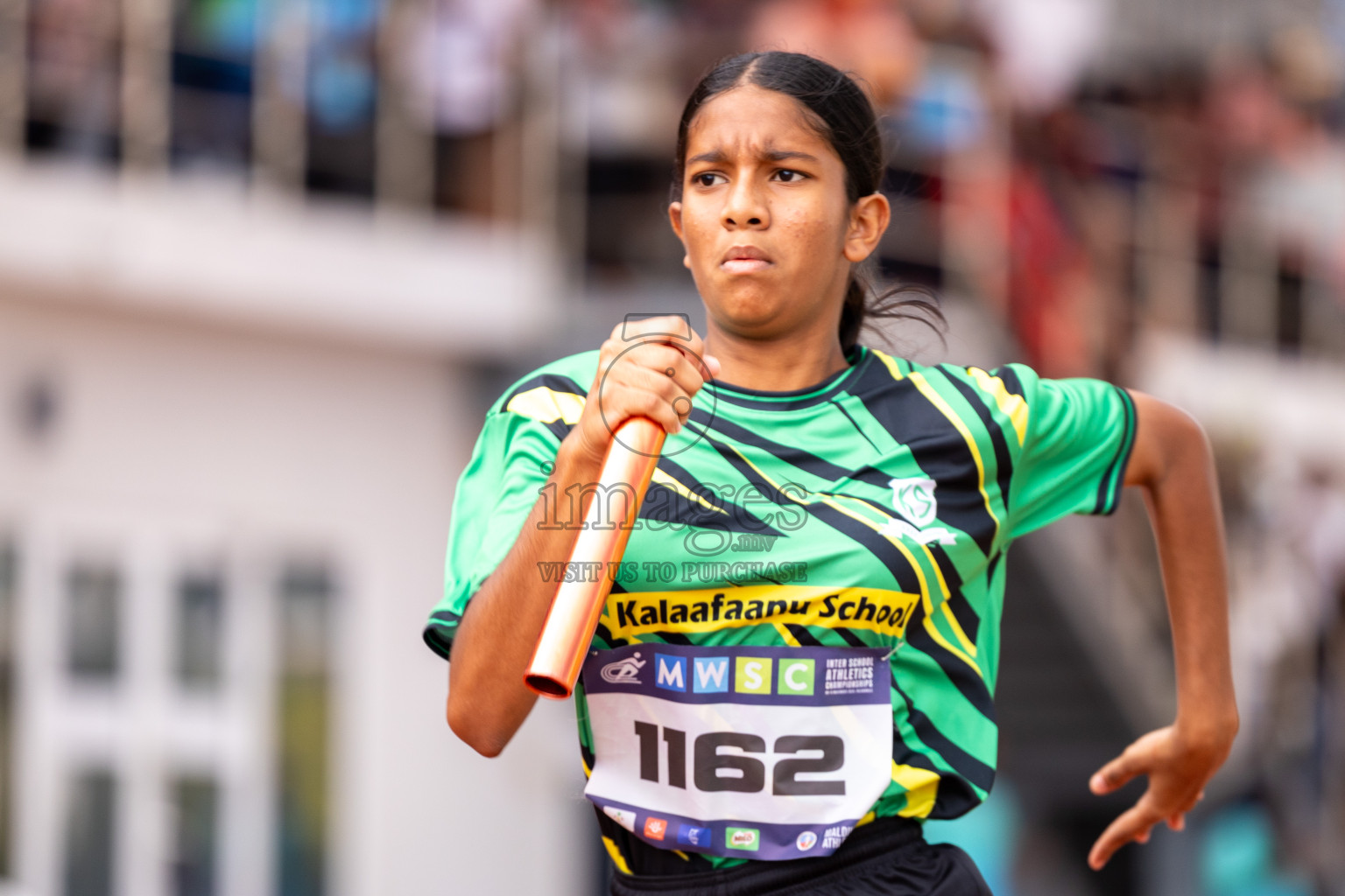 Day 6 of MWSC Interschool Athletics Championships 2024 held in Hulhumale Running Track, Hulhumale, Maldives on Thursday, 14th November 2024. Photos by: Ismail Thoriq / Images.mv