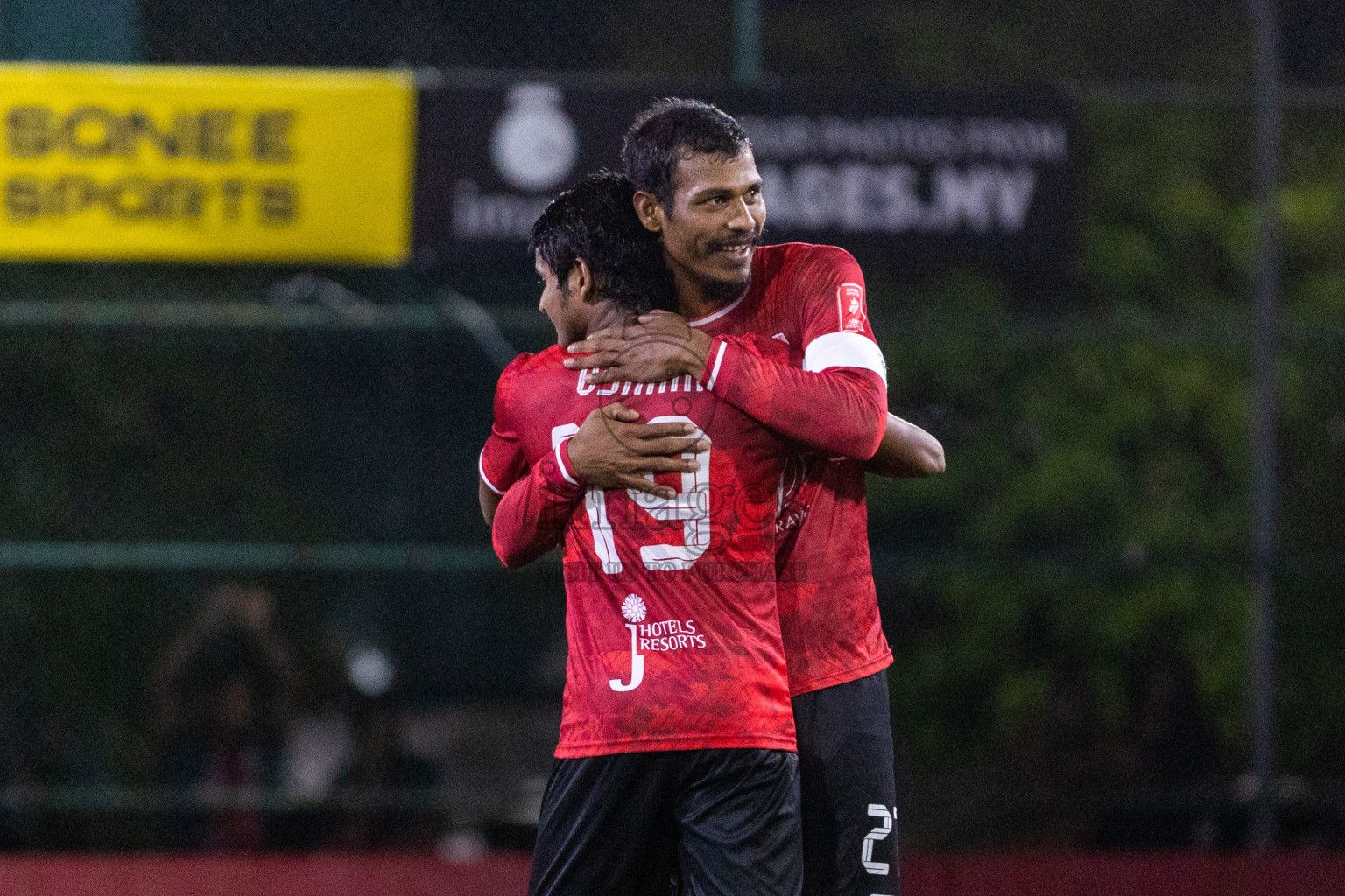 ADh Mahibadhoo vs ADh Hangnaameedhoo in Day 7 of Golden Futsal Challenge 2024 was held on Saturday, 20th January 2024, in Hulhumale', Maldives Photos: Nausham Waheed / images.mv