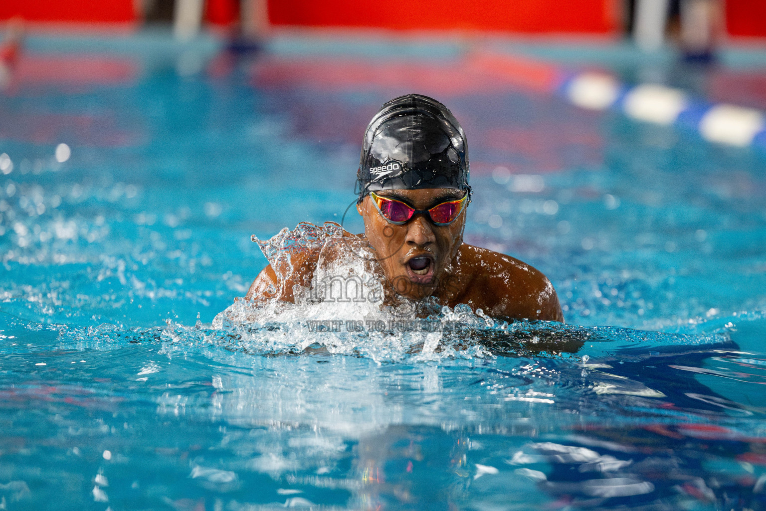 Day 4 of National Swimming Competition 2024 held in Hulhumale', Maldives on Monday, 16th December 2024. 
Photos: Hassan Simah / images.mv