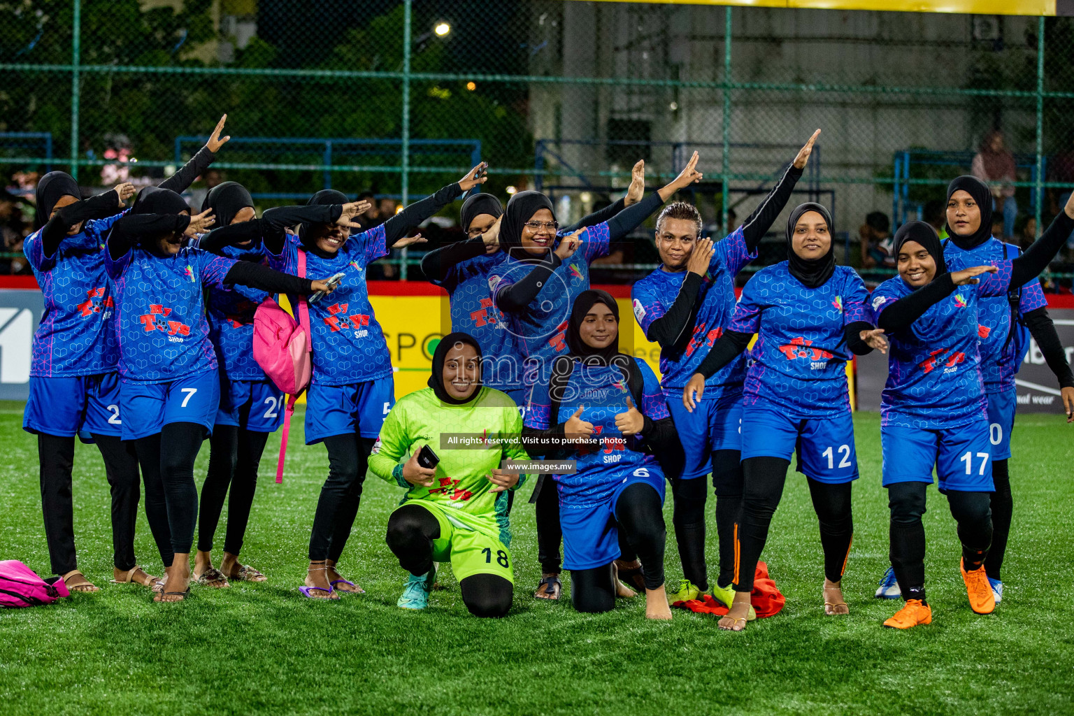 MPL vs Club MYS in Eighteen Thirty Women's Futsal Fiesta 2022 was held in Hulhumale', Maldives on Monday, 21st October 2022. Photos: Hassan Simah / images.mv