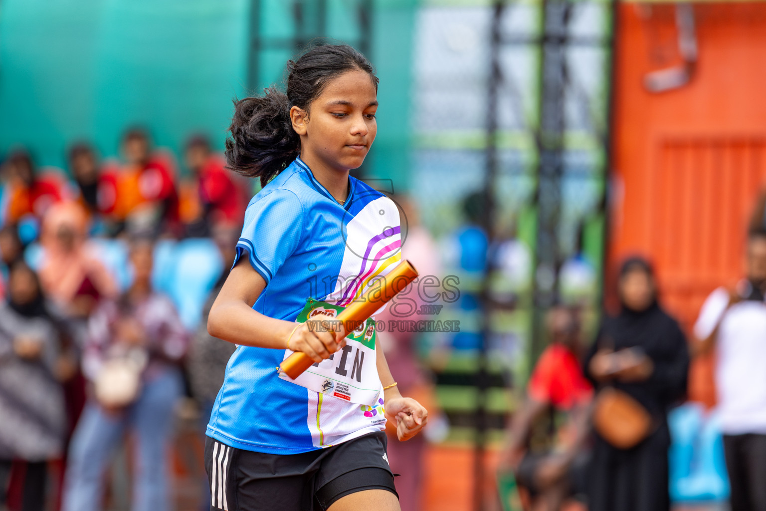 Day 6 of Inter-school Athletics Championship 2025 held in Ekuveni Synthetic Track, Male', Maldives on Sunday, 12th October 2025. Photos by: Ismail Thoriq / Images.mv