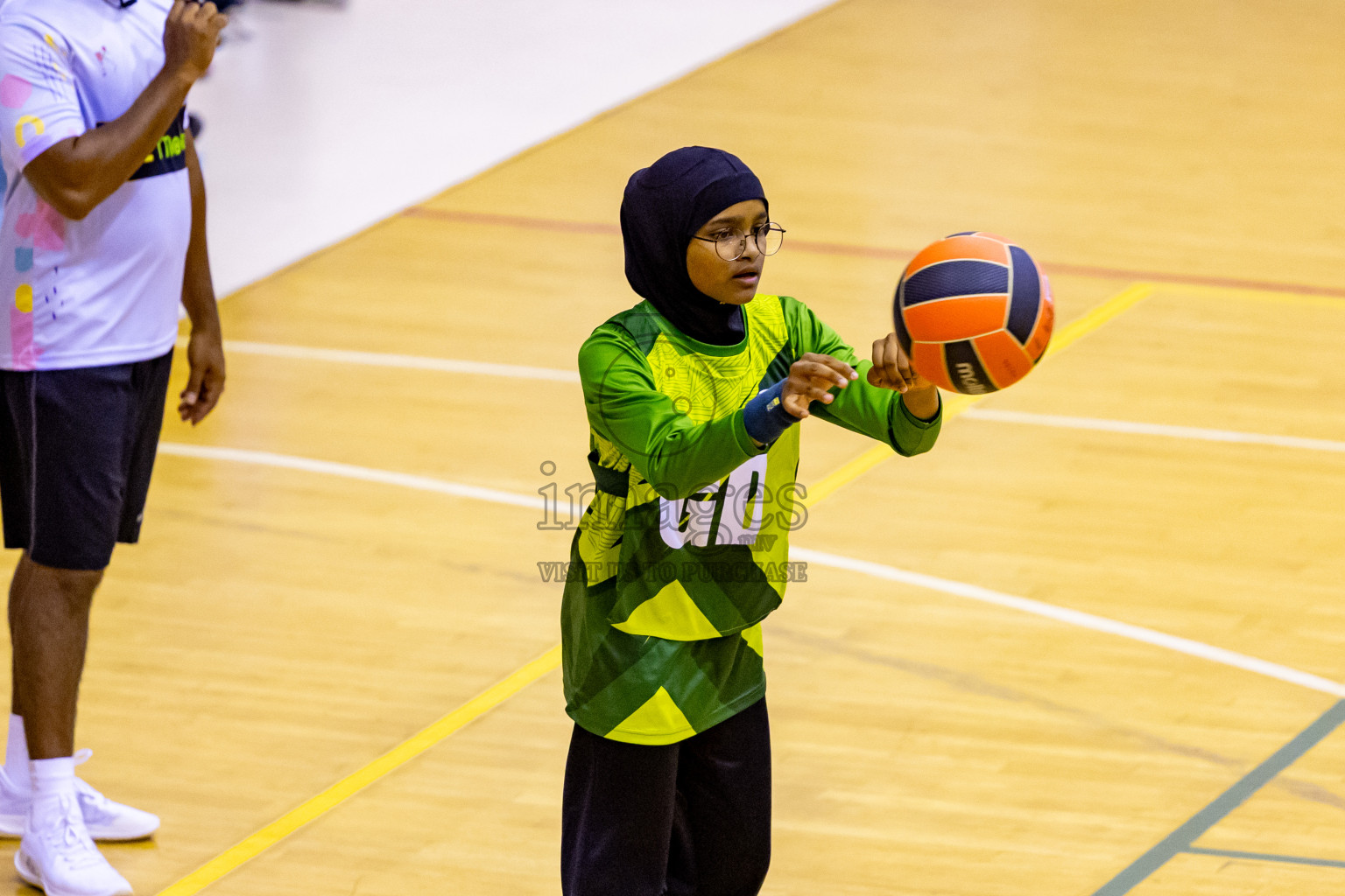 Day 13 of 25th Inter-School Netball Tournament was held in Social Center at Male', Maldives on Saturday, 24th August 2024. Photos: Nausham Waheed / images.mv