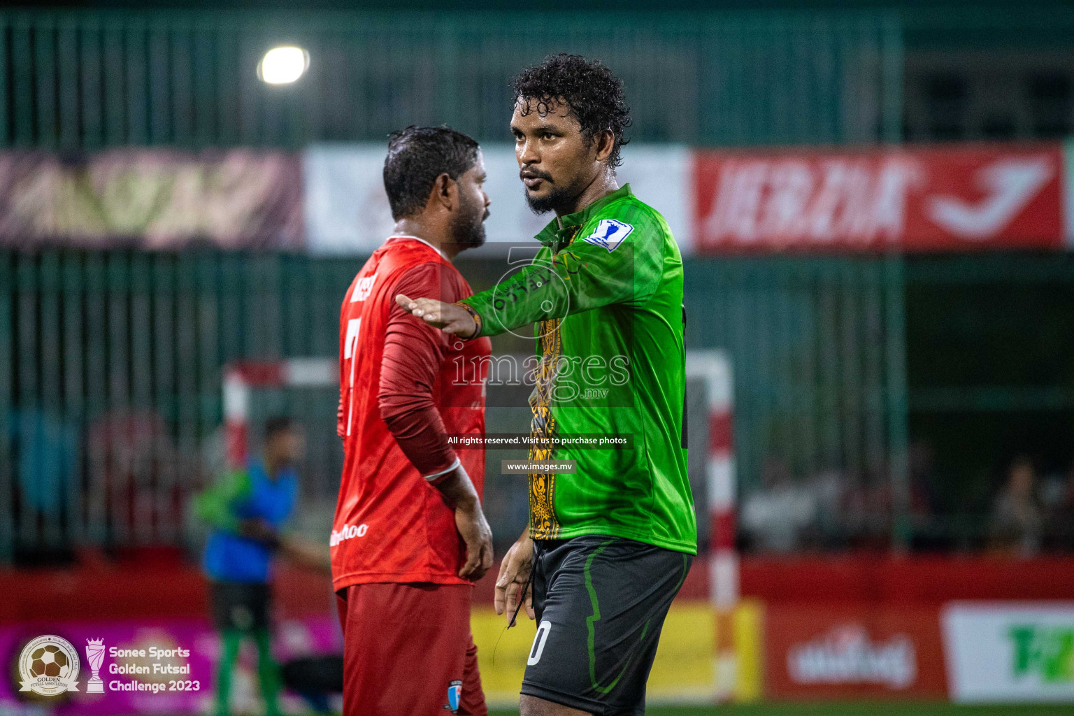 AA. Rasdhoo vs AA. Feridhoo in Day 4 of Golden Futsal Challenge 2023 on 08 February 2023 in Hulhumale, Male, Maldives