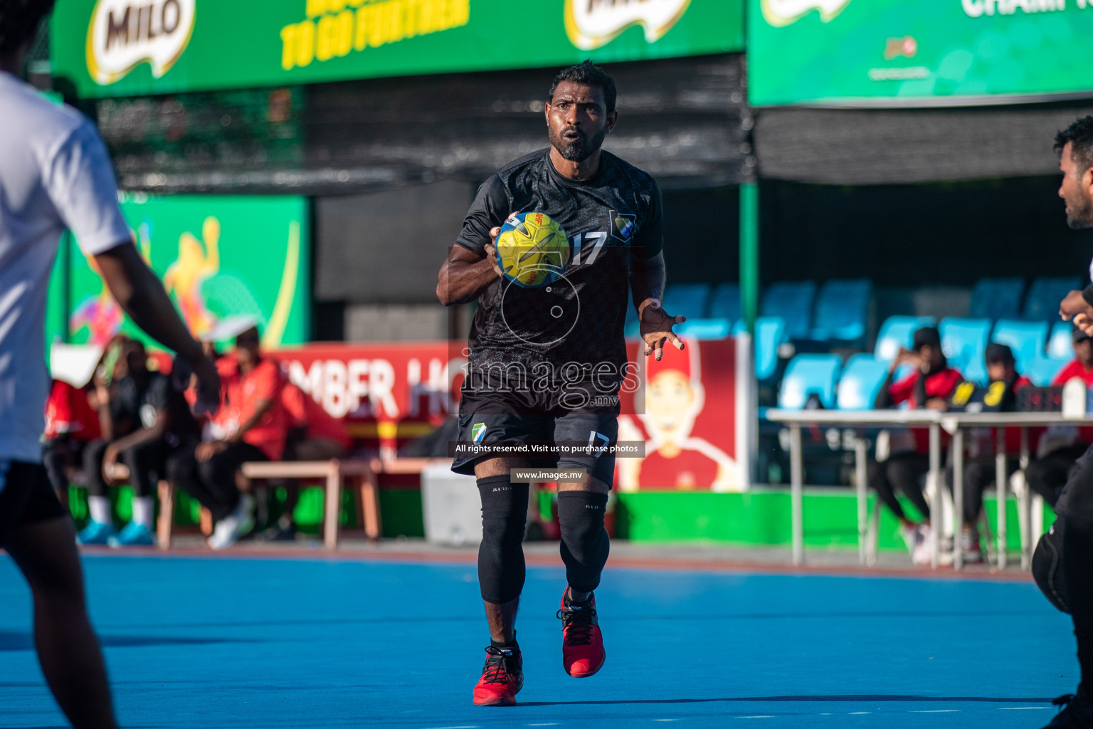 Day 9 of 6th MILO Handball Maldives Championship 2023, held in Handball ground, Male', Maldives on 28th May 2023 Photos: Nausham Waheed/ Images.mv