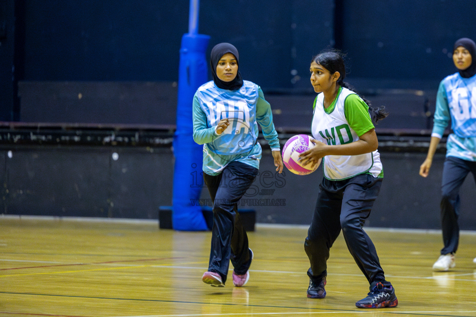 Day 3 of Inter-School Netball Tournament 2025 was held in Social Center Indoor Hall on Monday, 20th October 2025. Photos: Ismail Thoriq / images.mv