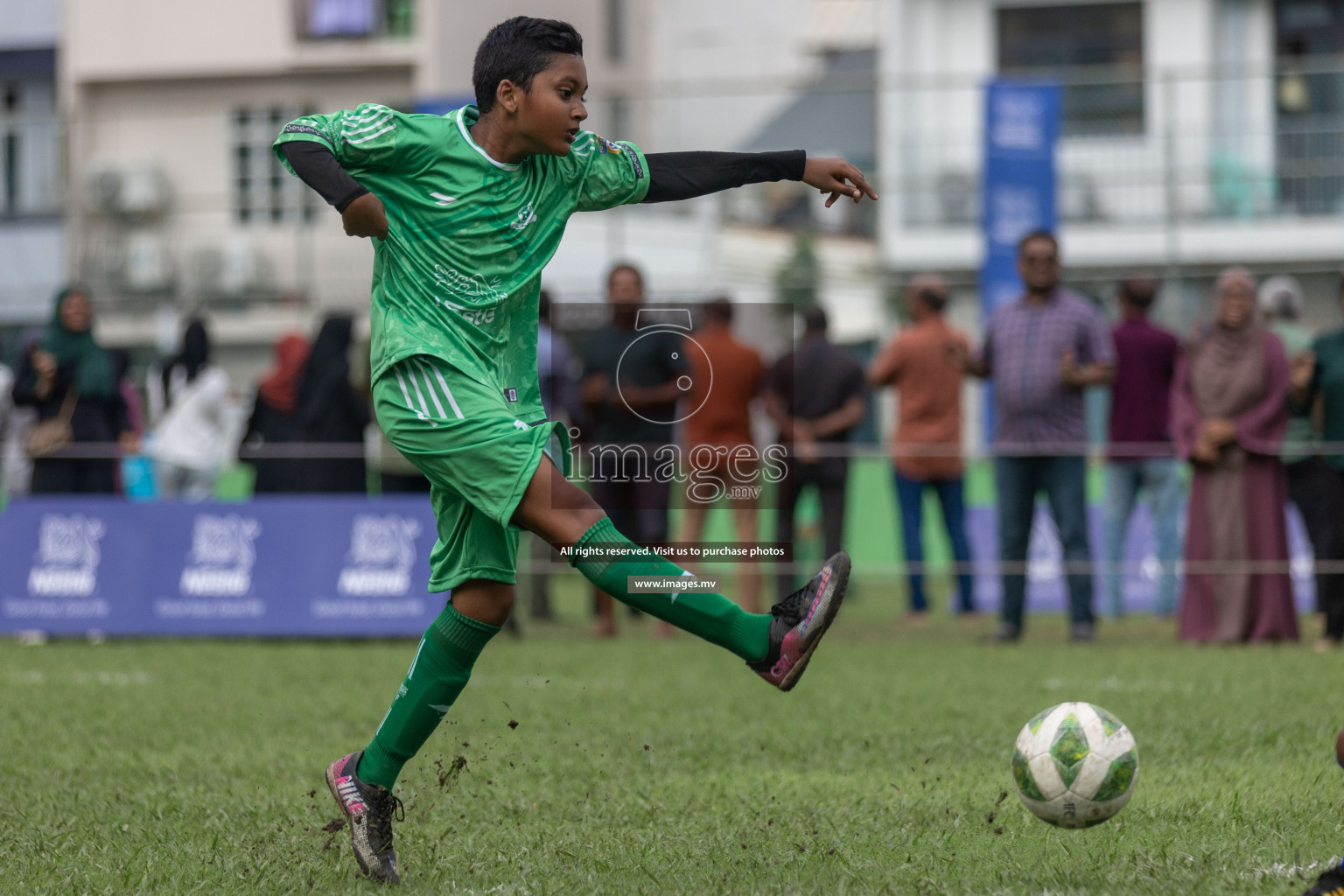 Day 1 of Nestle kids football fiesta, held in Henveyru Football Stadium, Male', Maldives on Wednesday, 11th October 2023 Photos: Shut Abdul Sattar/ Images.mv