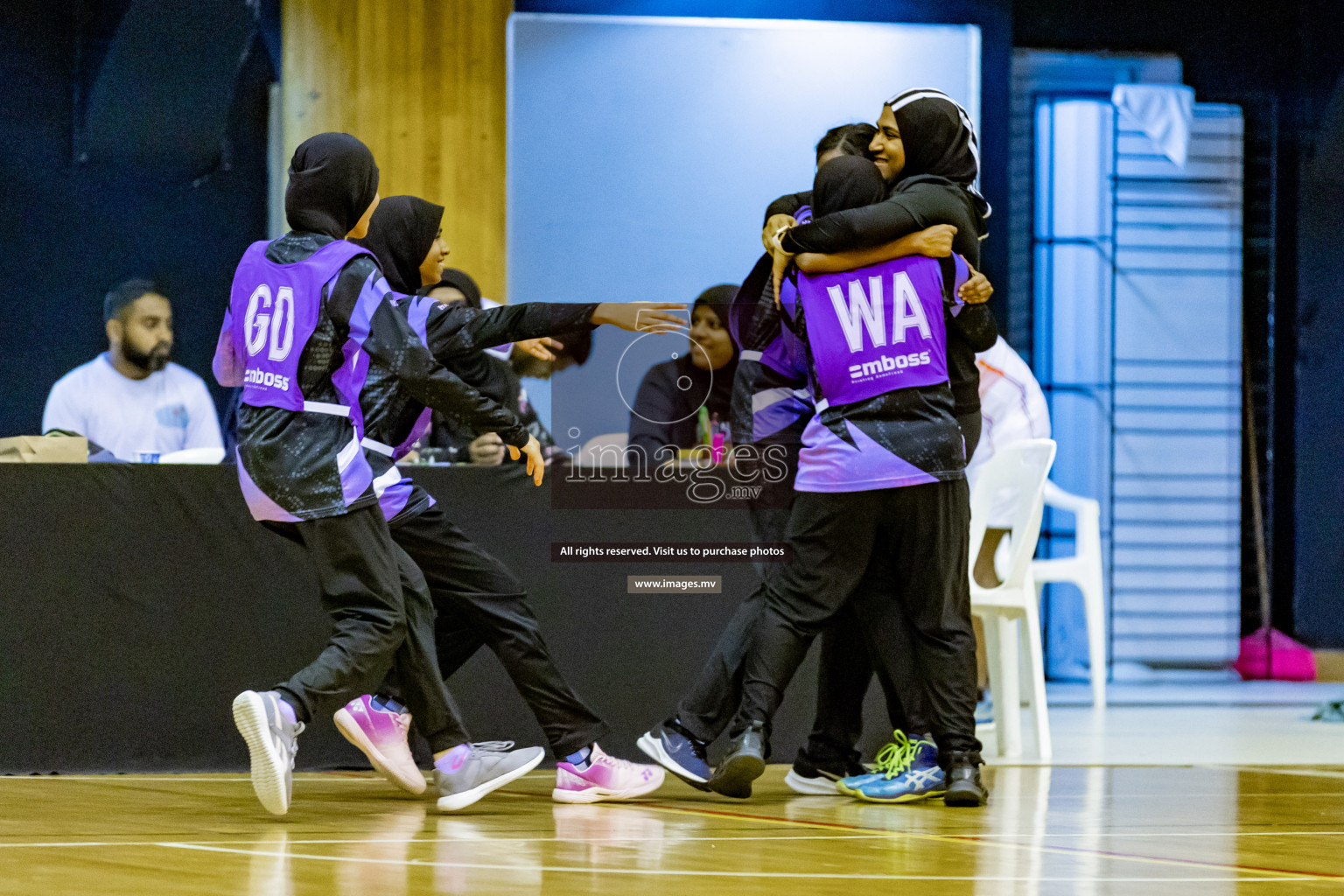 Day 8 of 24th Interschool Netball Tournament 2023 was held in Social Center, Male', Maldives on 3rd November 2023. Photos: Hassan Simah, Nausham Waheed / images.mv