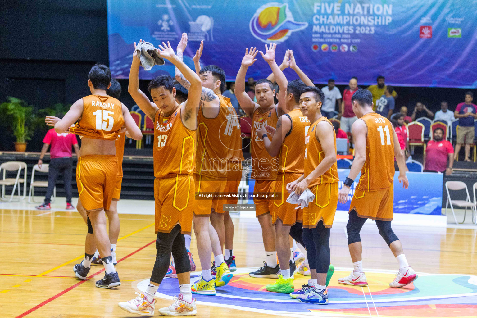 Bhutan vs Nepal in the semi final of Five Nation Championship 2023 was held in Social Center, Male', Maldives on Tuesday, 20th June 2023. Photos: Ismail Thoriq / images.mv