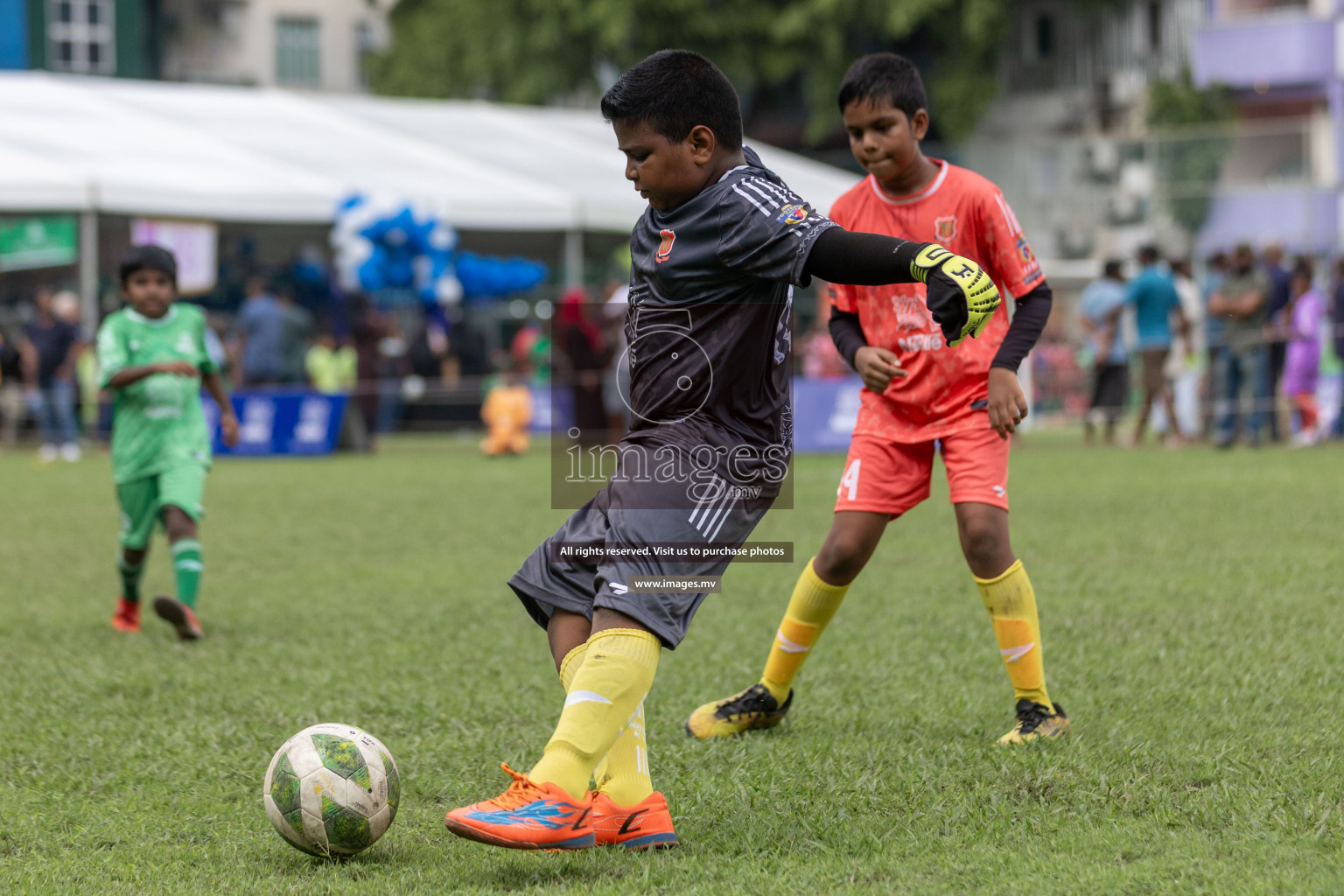 Day 1 of Nestle kids football fiesta, held in Henveyru Football Stadium, Male', Maldives on Wednesday, 11th October 2023 Photos: Shut Abdul Sattar/ Images.mv