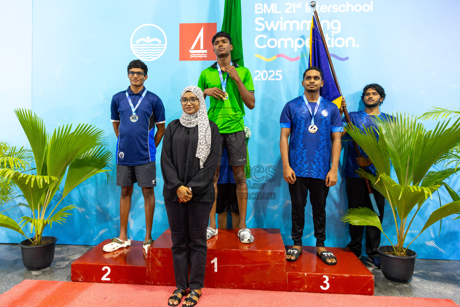 Day 5 of BML 21st Interschool Swimming Competition 2025 was held in Hulhumale' Swimming Pool, Hulhumale', Maldives on Wednesday, 15th October 2025.
Photos: Ismail Thoriq, Hassan Simah / images.mv