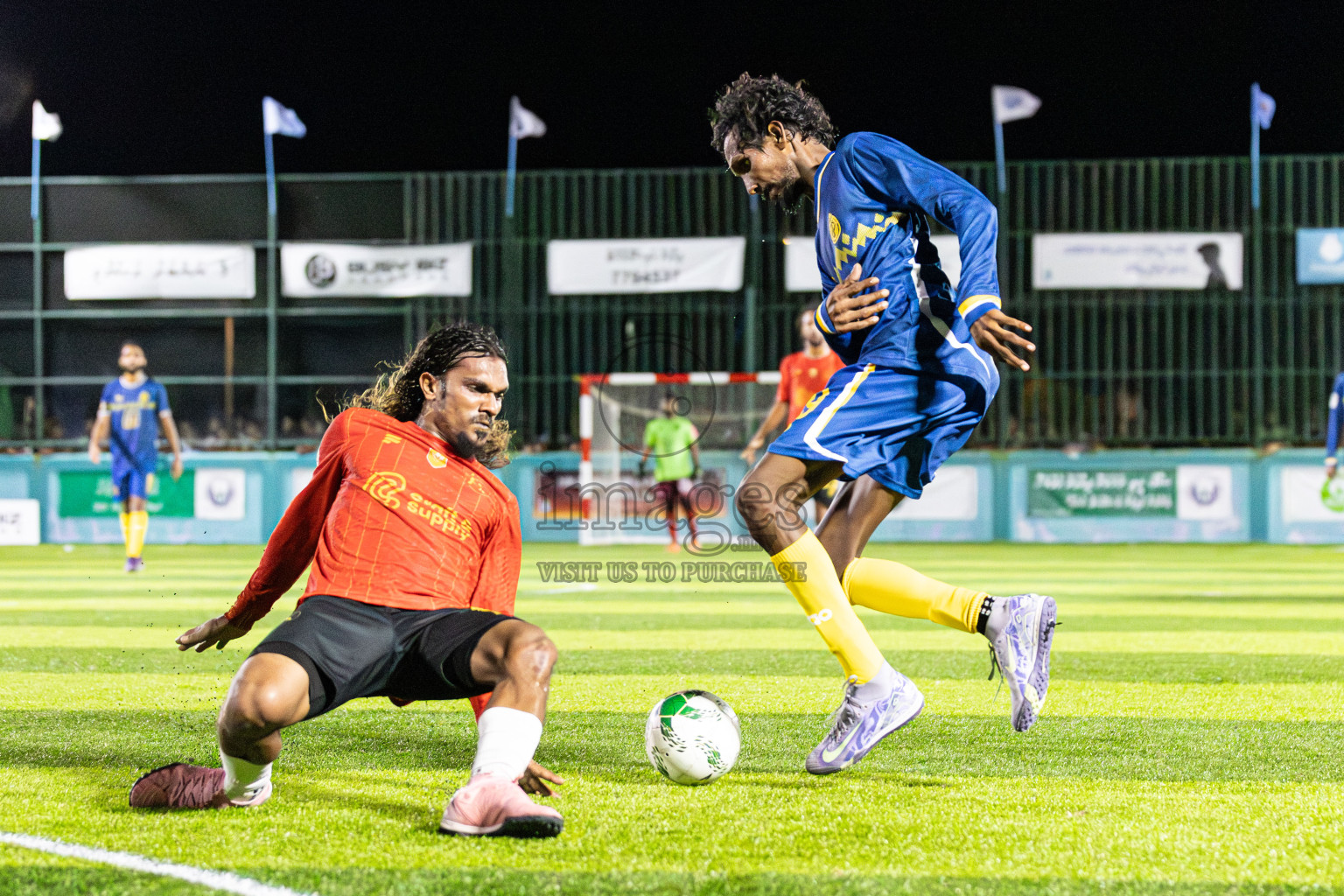 J Kovi Goani vs Fools SC in Day 2 of Laamehi Dhiggaru Ekuveri Futsal Challenge 2025 was held on Friday, 25th July 2025, at Dhiggaru Futsal Ground, Dhiggaru, Maldives Photos: Areef Adam / images.mv