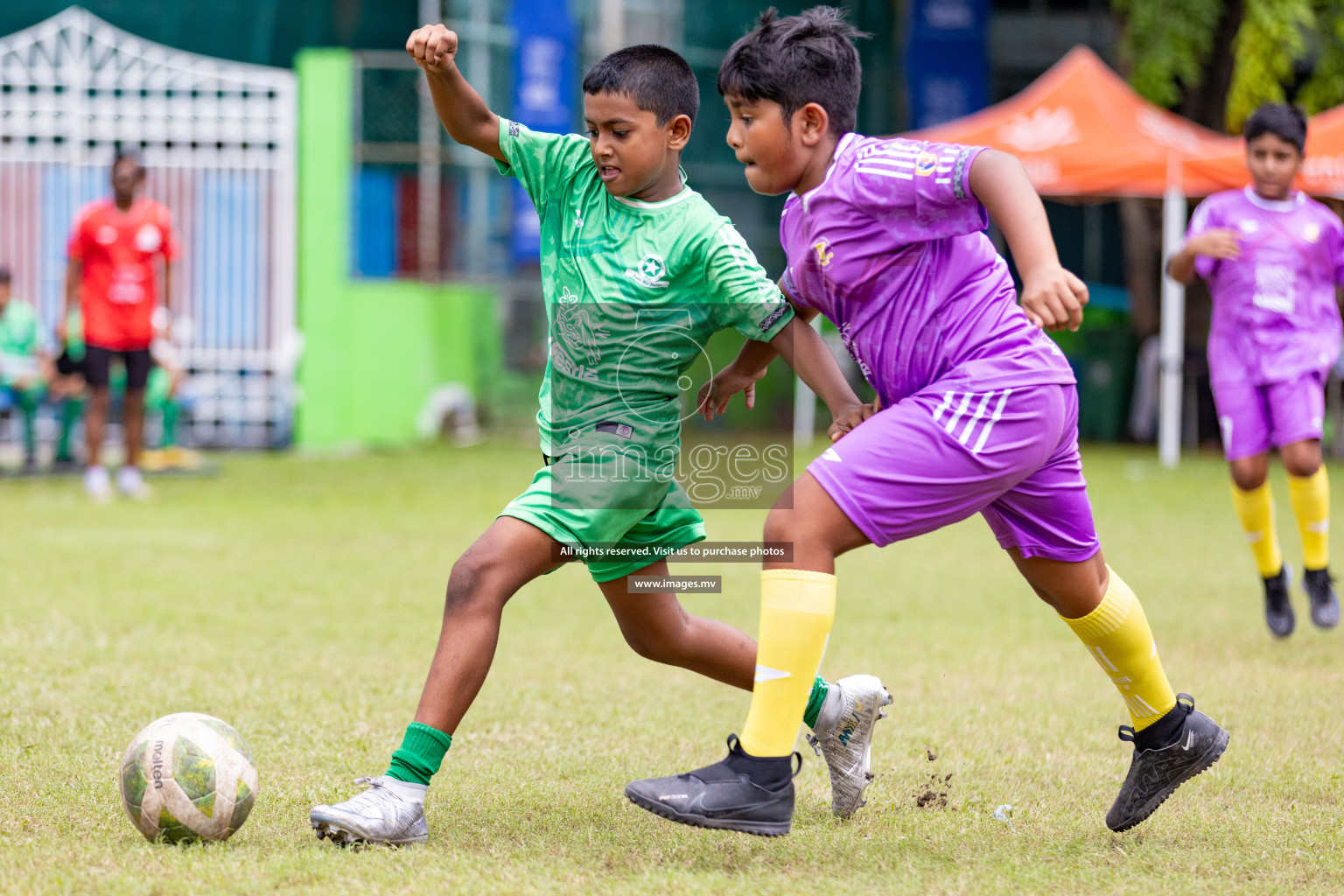 Day 1 of Milo kids football fiesta, held in Henveyru Football Stadium, Male', Maldives on Wednesday, 11th October 2023 Photos: Nausham Waheed/ Images.mv