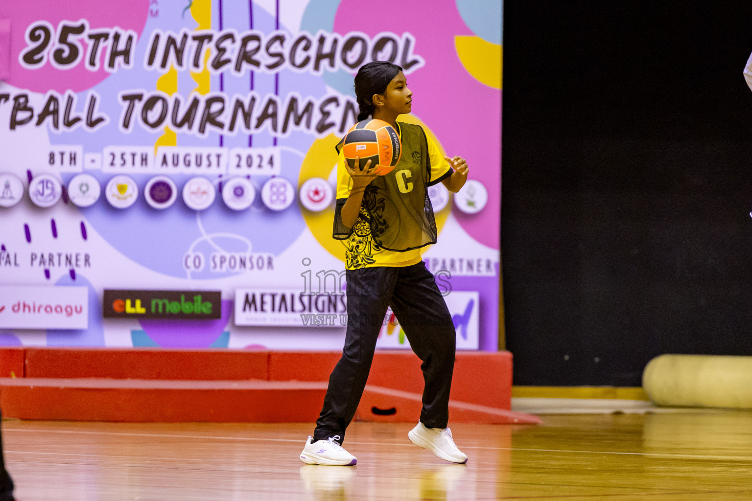 Day 10 of 25th Inter-School Netball Tournament was held in Social Center at Male', Maldives on Tuesday, 20th August 2024. Photos: Nausham Waheed / images.mv