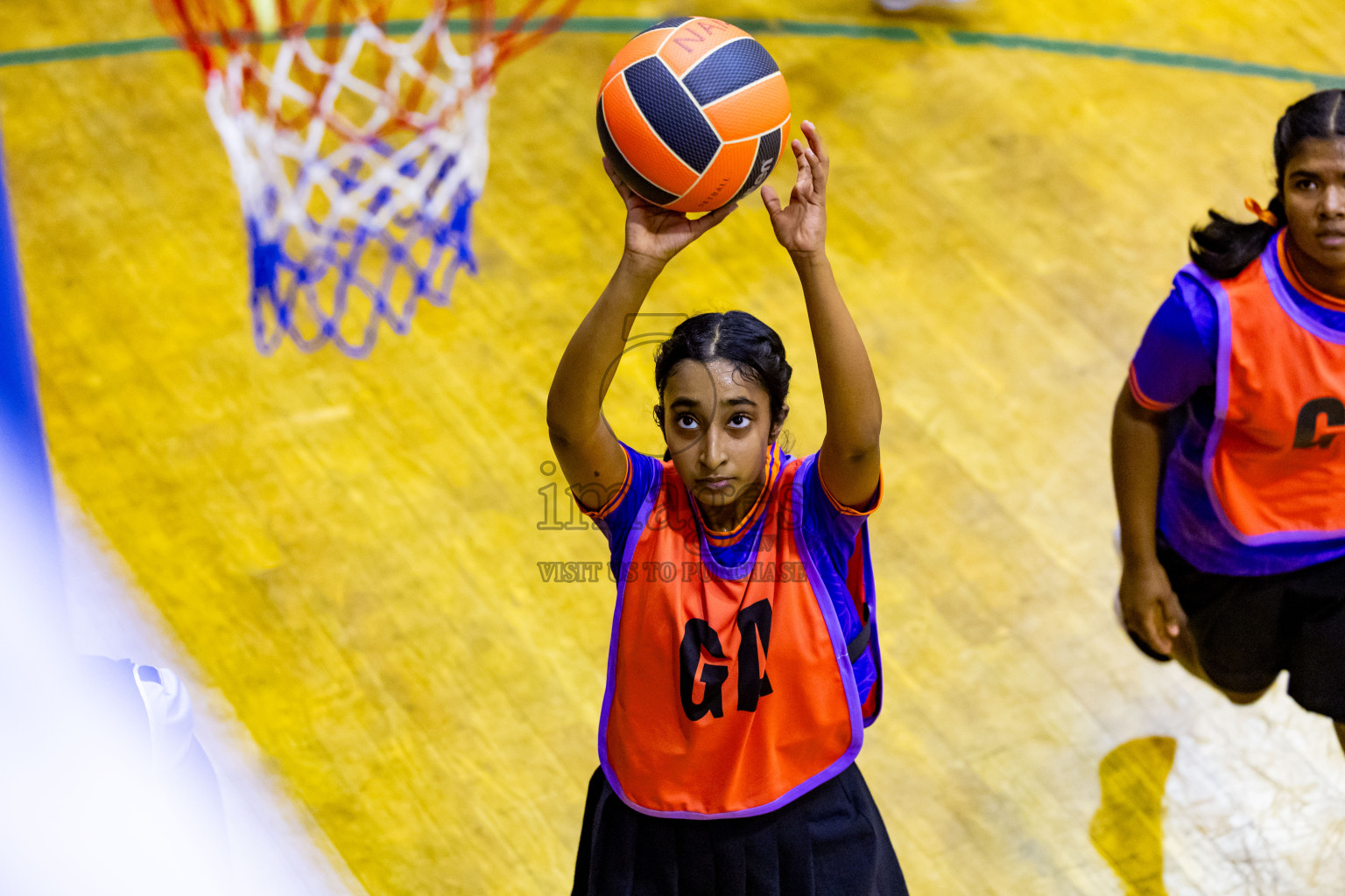 Day 2 of 25th Inter-School Netball Tournament was held in Social Center at Male', Maldives on Saturday, 10th August 2024. Photos: Nausham Waheed / images.mv