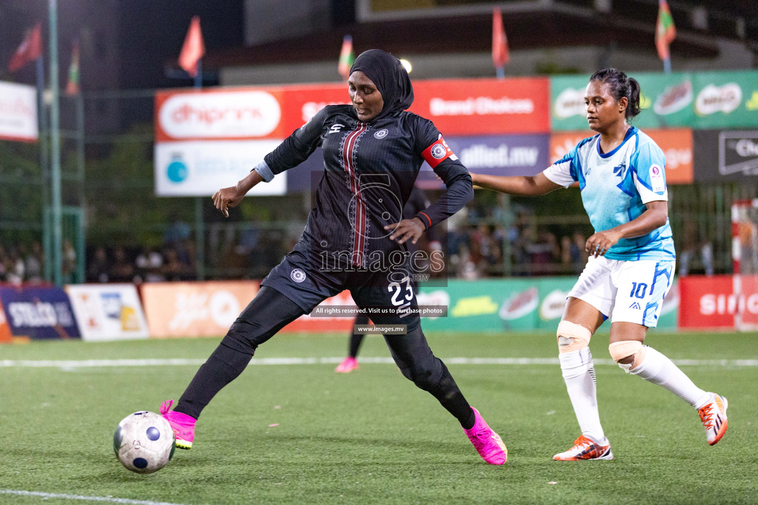 Prison Club vs Team MACL in Eighteen Thirty 2023 Classic held in Hulhumale, Maldives, on Monday, 14th August 2023. Photos: Nausham Waheed / images.mv