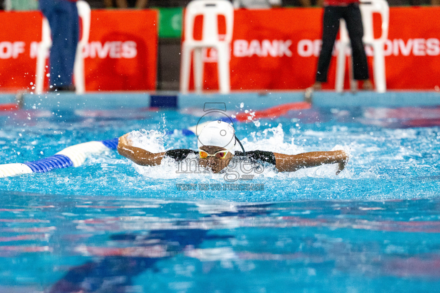 Day 4 of 20th Inter-school Swimming Competition 2024 held in Hulhumale', Maldives on Tuesday, 15th October 2024. Photos: Ismail Thoriq / images.mv