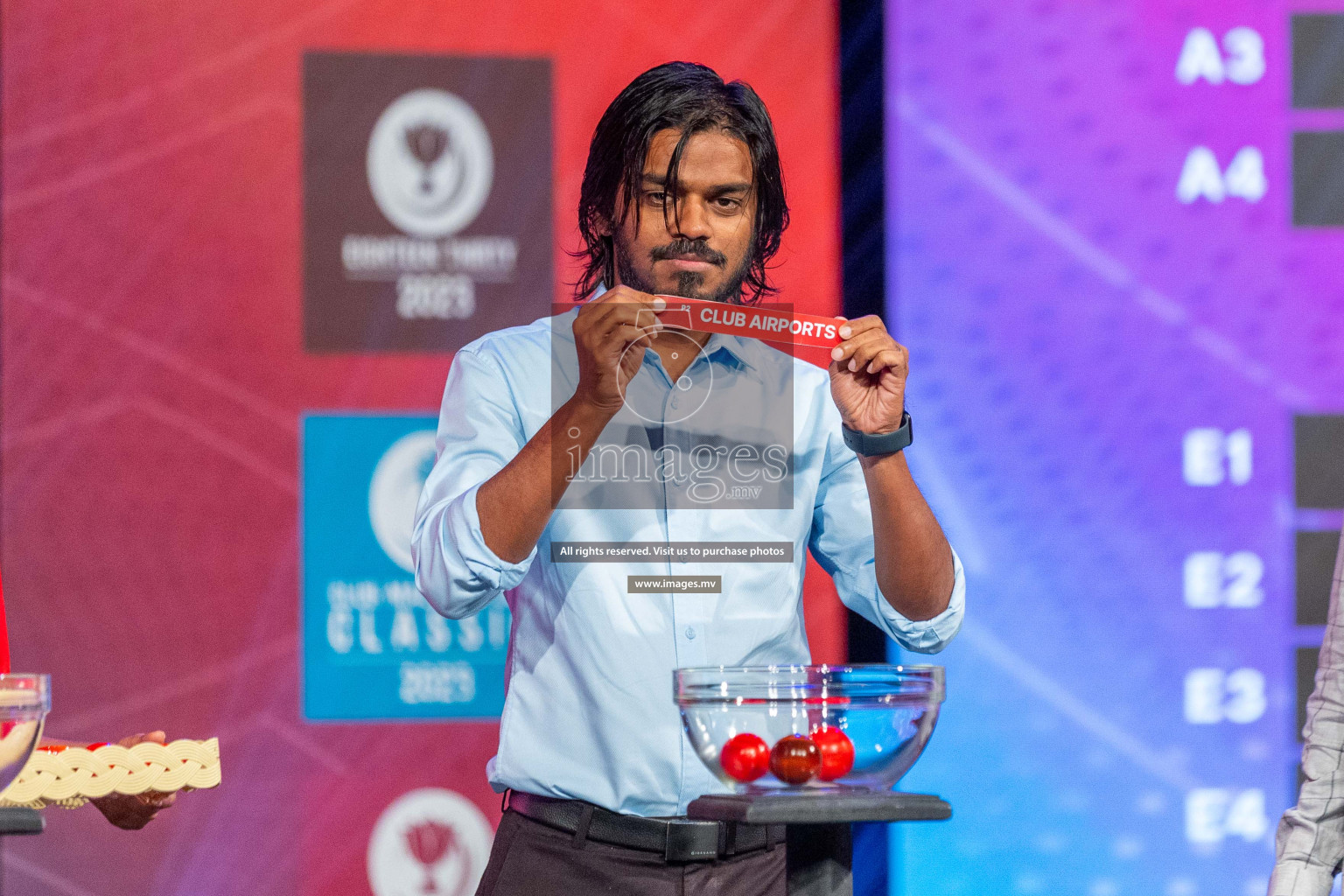 Draw ceremony of Club Maldives 2023 was held on Thursday, 6th July 2023 at PSM Studio in Male', Maldives.  Photos: Ismail Thoriq / images.mv