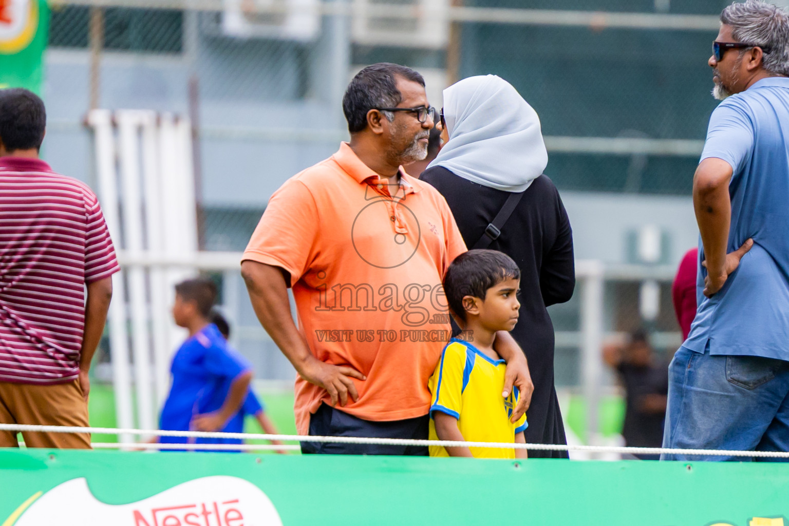 Day 1 of MILO Academy Championship 2025 (U-12) was held at Henveiru Stadium in Male', Maldives on Thursday, 1st May 2025. Photos: Nausham Waheed / images.mv