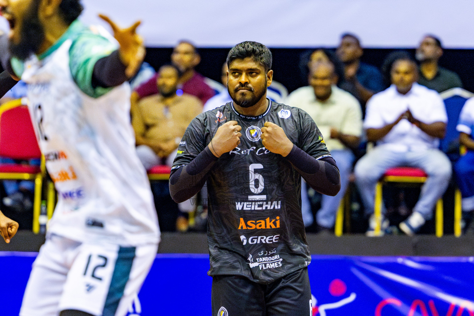 Dhivehi Sifainge Club vs Club HDC in the Final of MILO VAM Cup 2025 held in Male', Maldives on Wednesday, 2nd July 2025 at Social Center Indoor Hall Photos By: Nausham Waheed / images.mv