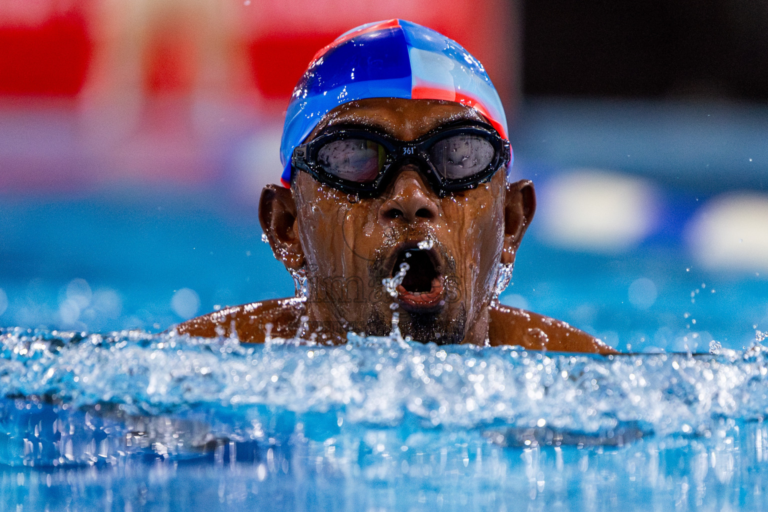 Day 3 of National Swimming Competition 2024 held in Hulhumale', Maldives on Sunday, 15th December 2024. Photos: Nausham Waheed/ images.mv