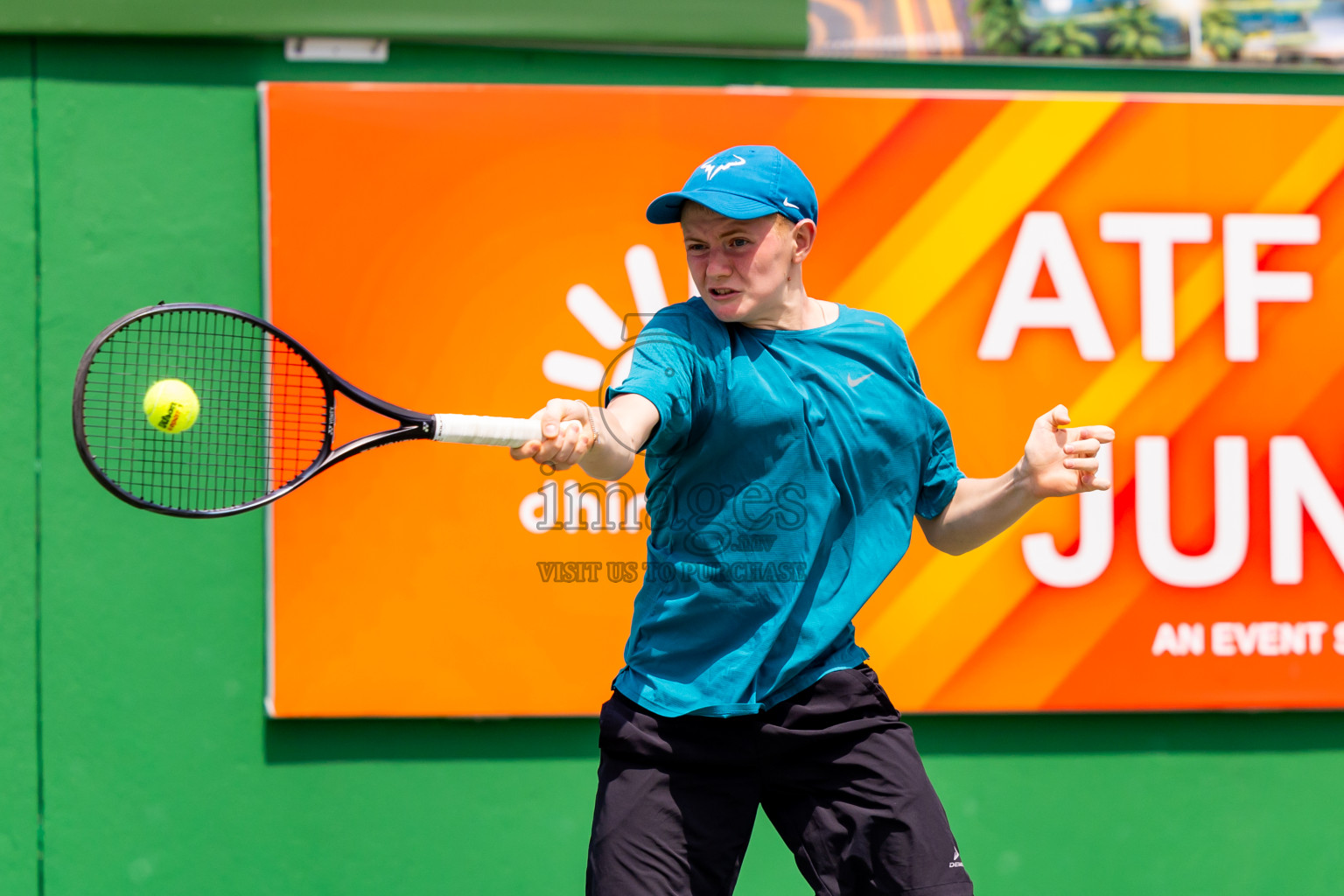 Day 2 of ATF Maldives Junior Open Tennis was held in Male' Tennis Court, Male', Maldives on Tuesday, 10th December 2024. Photos: Nausham Waheed / images.mv