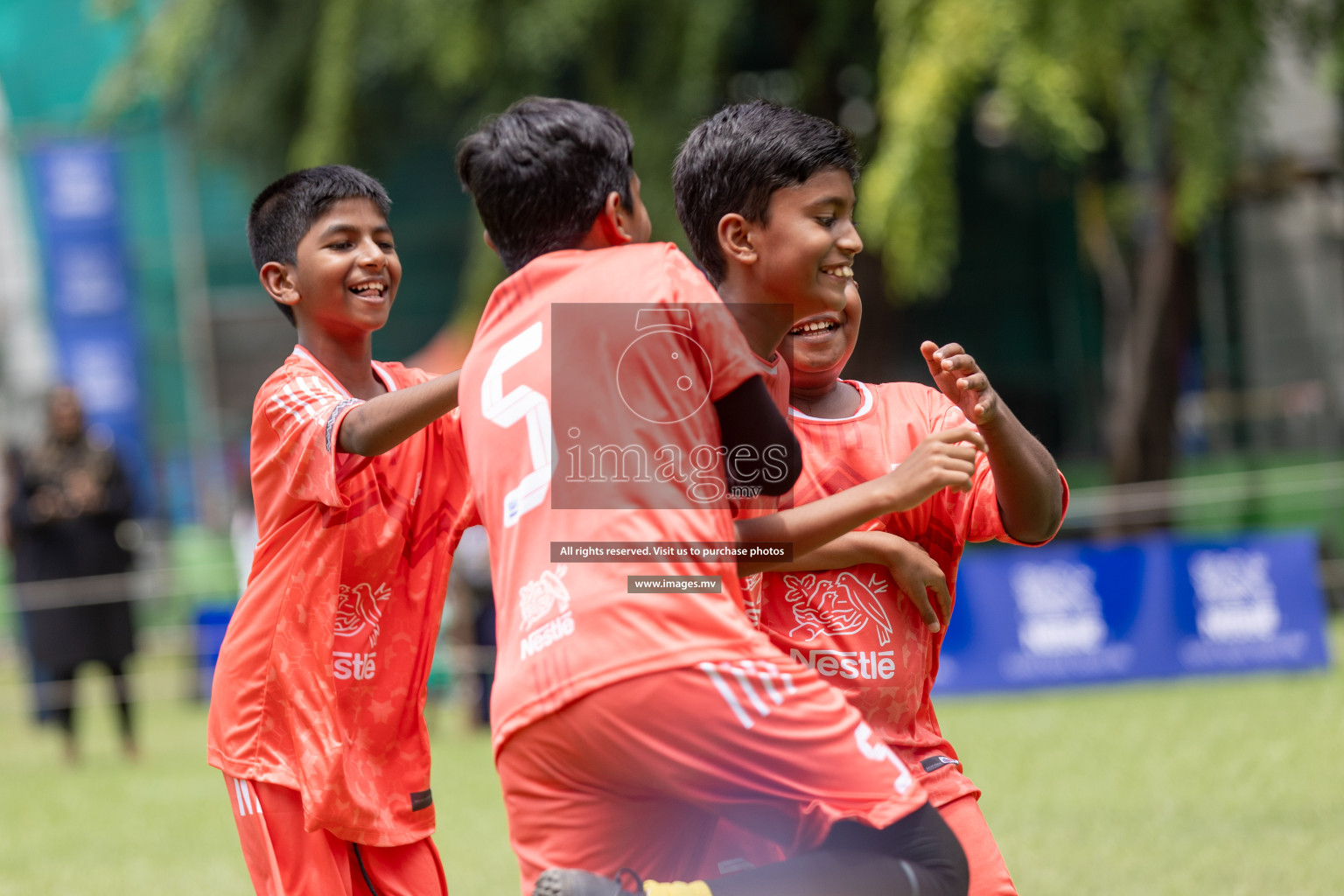 Day 1 of Nestle kids football fiesta, held in Henveyru Football Stadium, Male', Maldives on Wednesday, 11th October 2023 Photos: Shut Abdul Sattar/ Images.mv