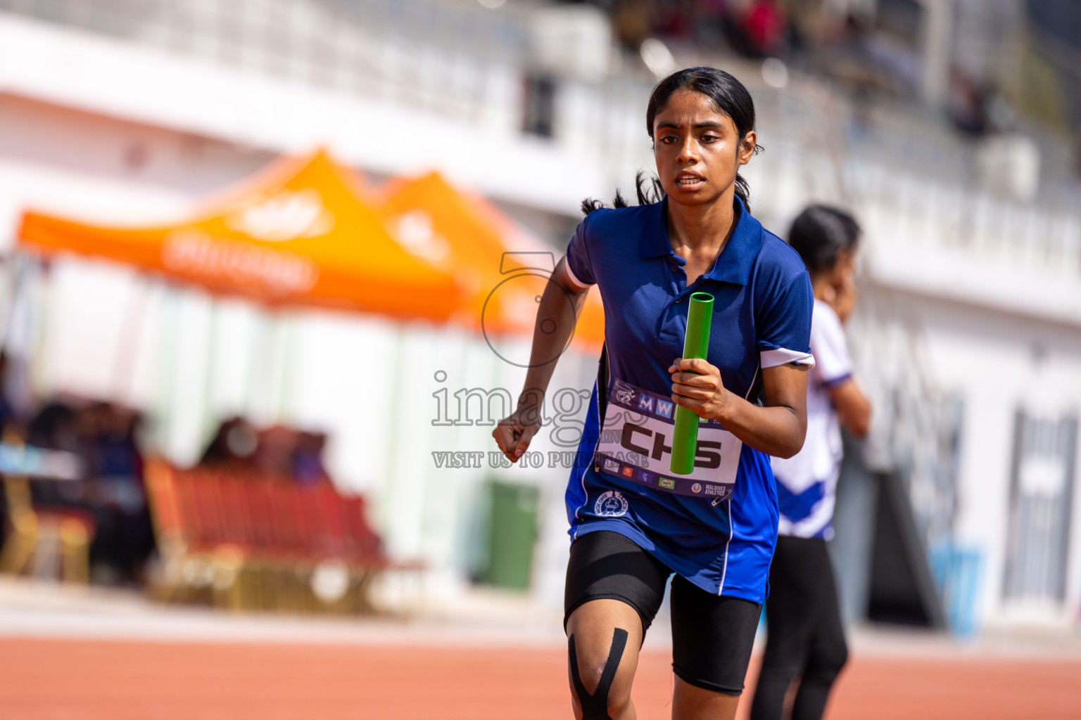 Day 6 of MWSC Interschool Athletics Championships 2024 held in Hulhumale Running Track, Hulhumale, Maldives on Thursday, 14th November 2024. Photos by: Ismail Thoriq / Images.mv