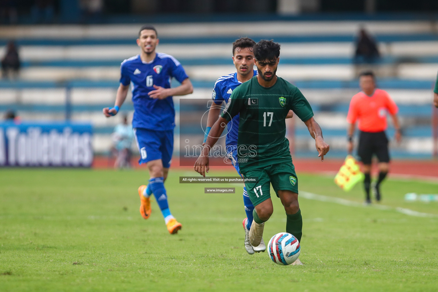 Pakistan vs Kuwait in SAFF Championship 2023 held in Sree Kanteerava Stadium, Bengaluru, India, on Saturday, 24th June 2023. Photos: Nausham Waheed, Hassan Simah / images.mv