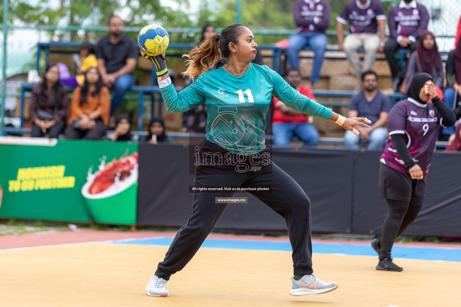 Day 5 of 7th Inter-Office/Company Handball Tournament 2023, held in Handball ground, Male', Maldives on Tuesday, 19th September 2023 Photos: Nausham Waheed/ Images.mv