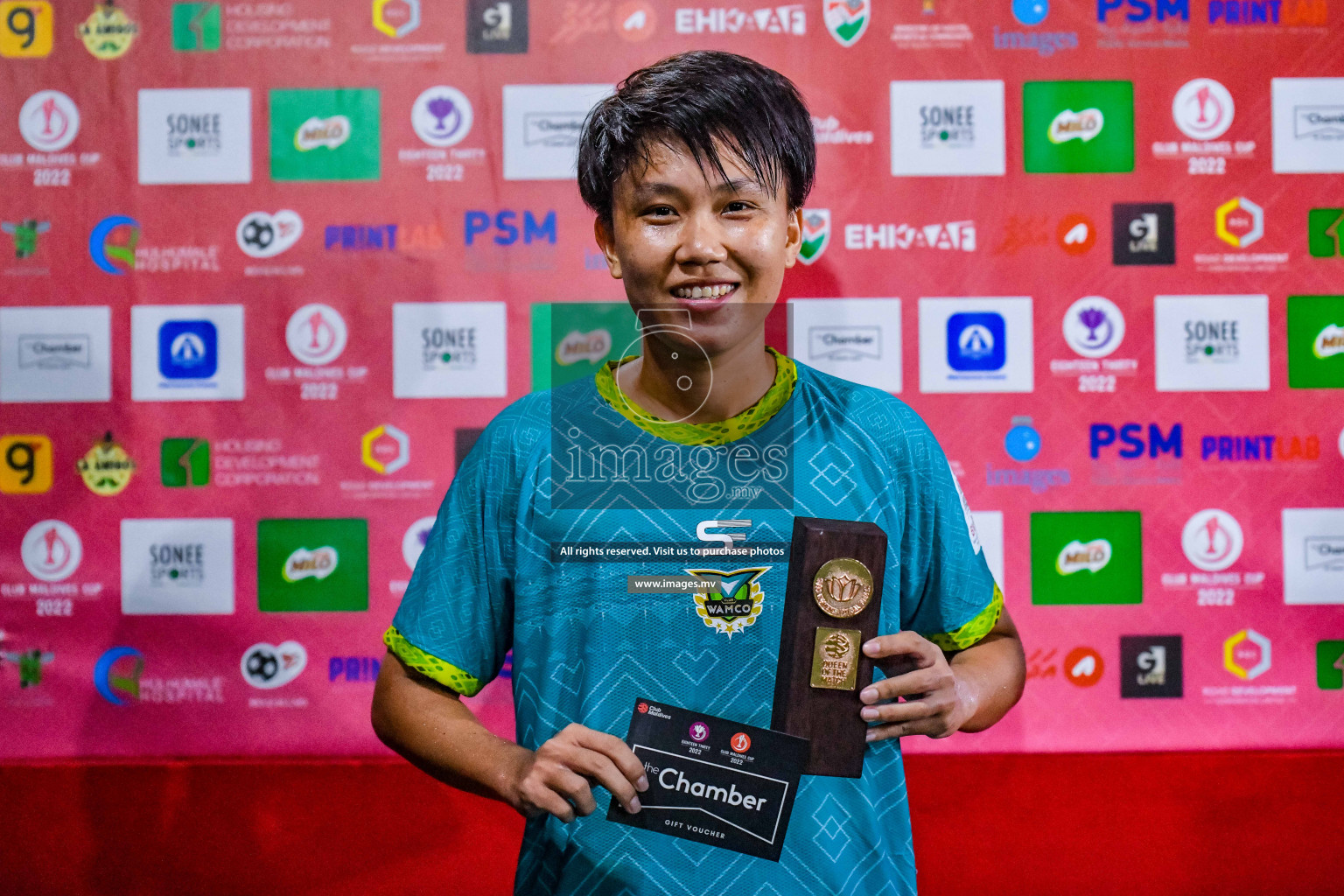 MPL vs WAMCO in Eighteen Thirty Women's Futsal Fiesta 2022 was held in Hulhumale', Maldives on Saturday, 8th October 2022. Photos: Nausham Waheed / images.mv